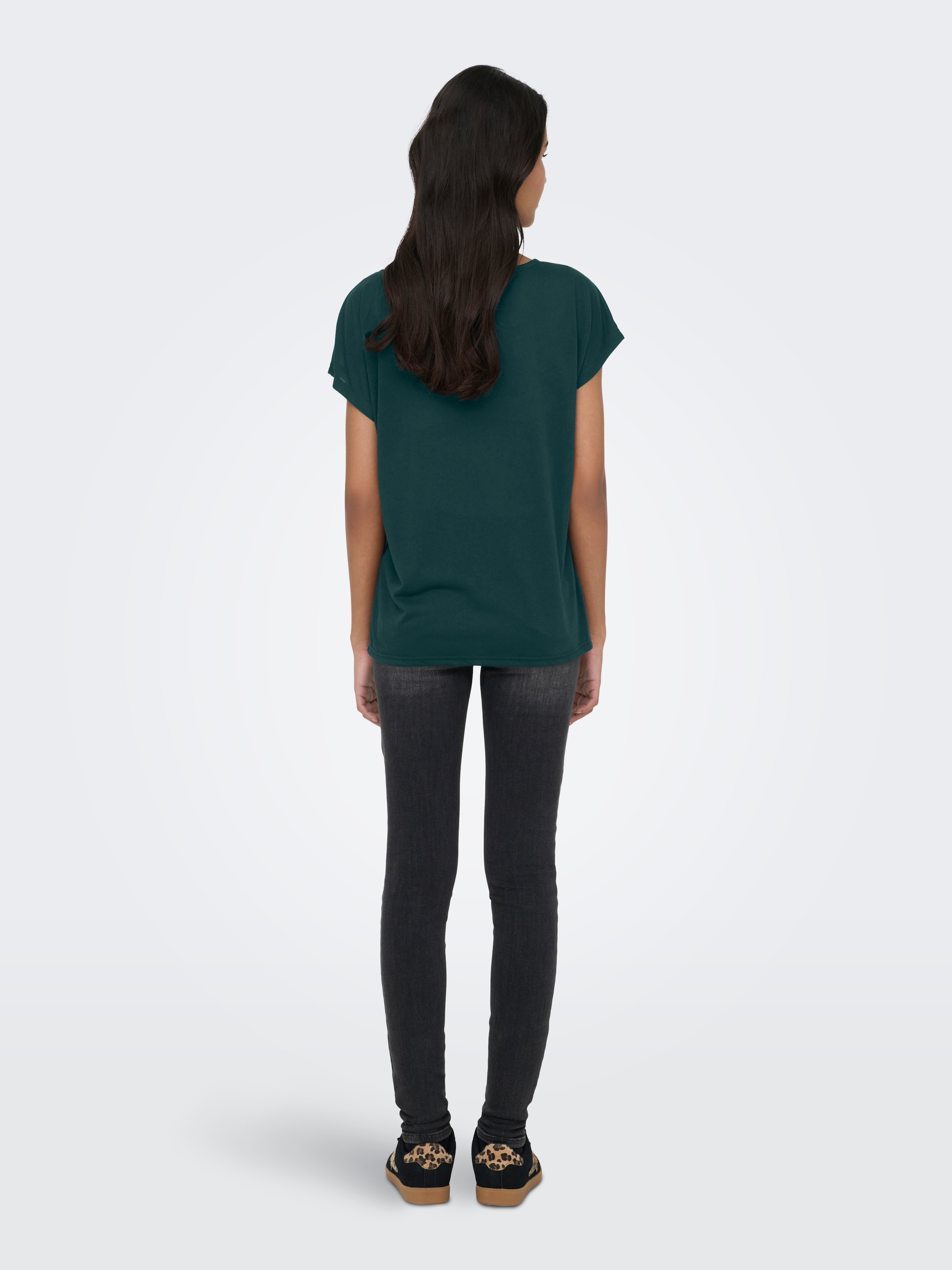 ONLY Spitzenshirt »ONLWINNIE S/S TOP CS JRS« Polyester, regular fit