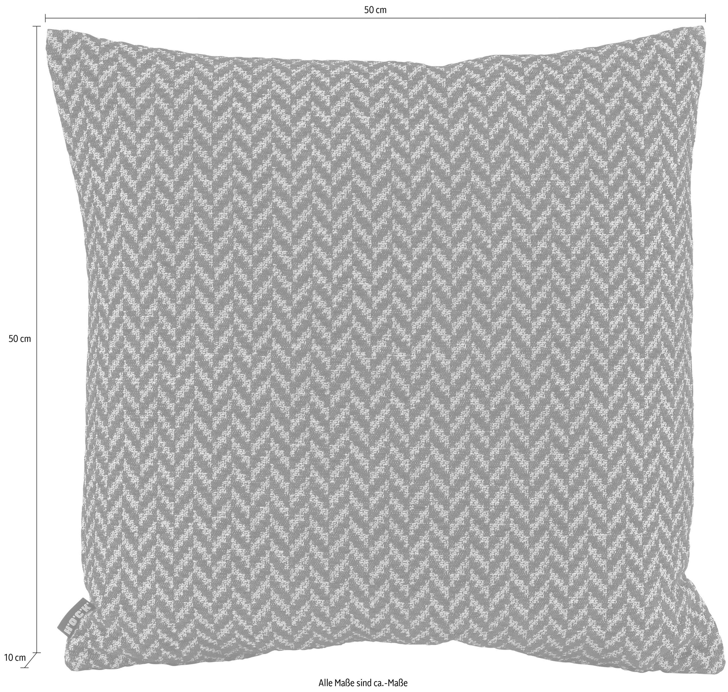 H.O.C.K. Dekokissen "Zircono" mit Ethnomuster, Kissenhülle mit Füllung, 1 S günstig online kaufen