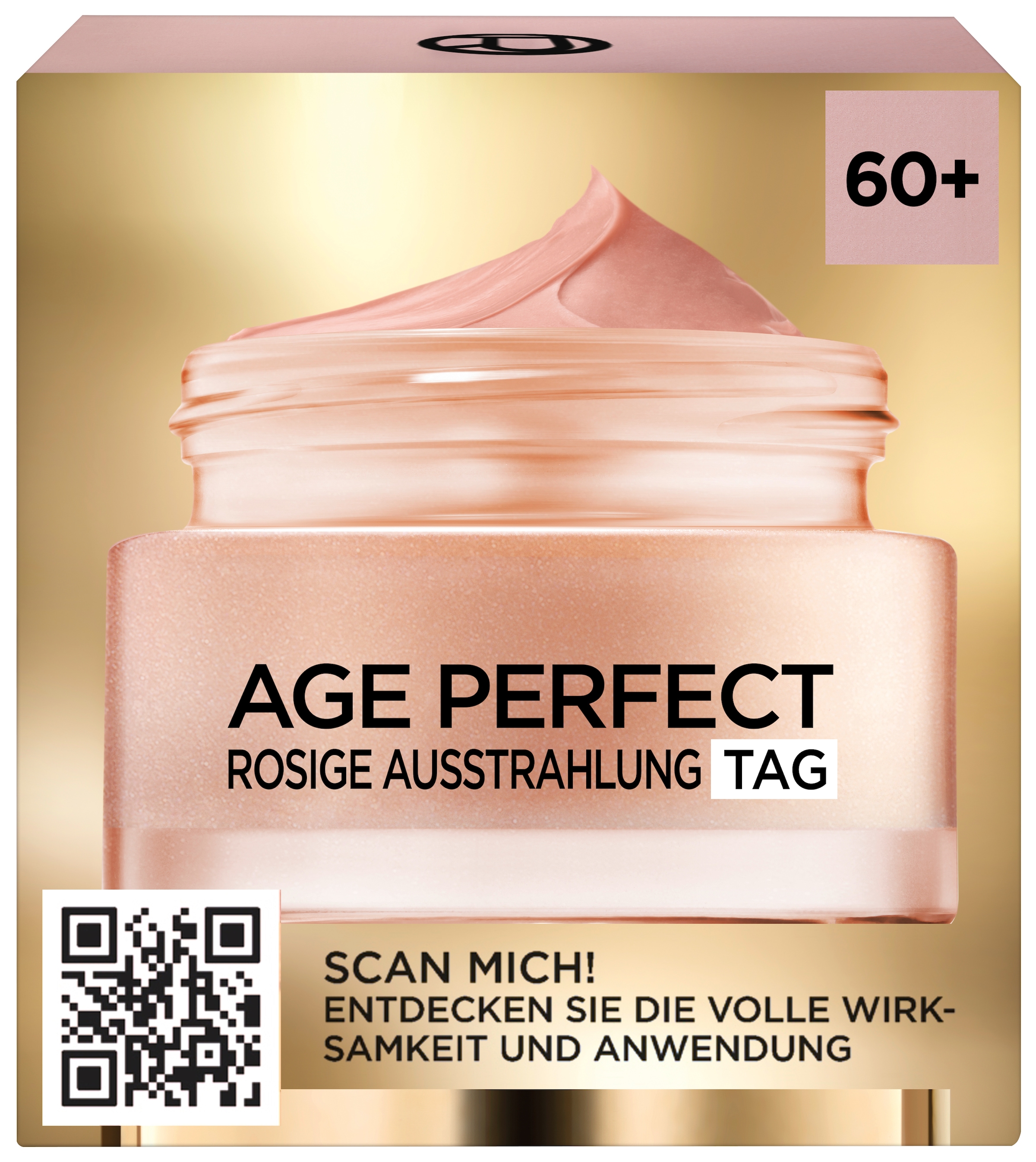 L'ORÉAL PARIS Tagescreme »AGE PERFECT GOLDEN AGE ROSÉ-TAGESPFLEGE« für reife Haut, mit Calcium und Vitamin B3, strafft die Haut