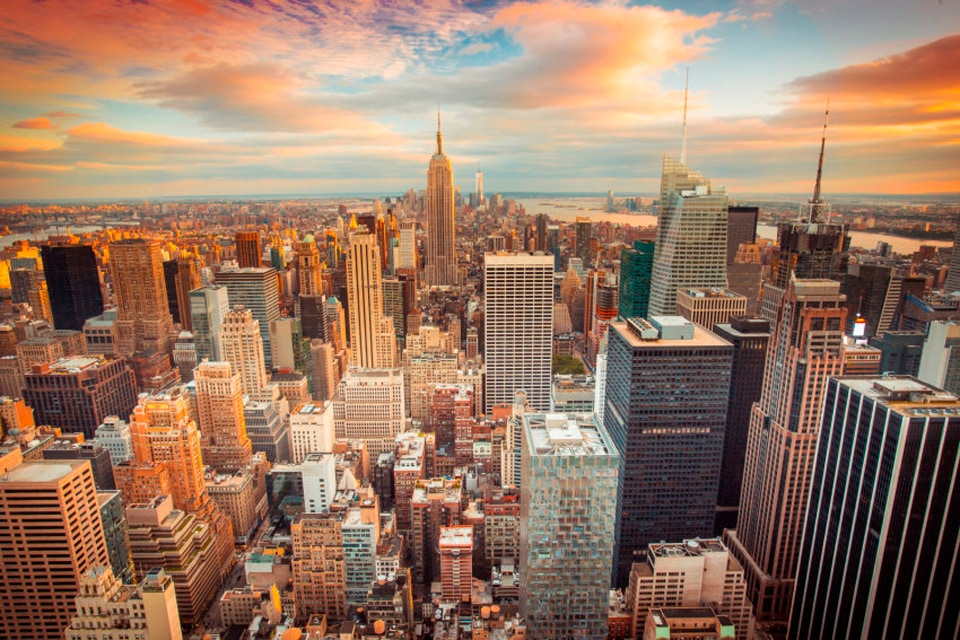 Papermoon Fototapete »Manhattan Midtown« glatt günstig online kaufen