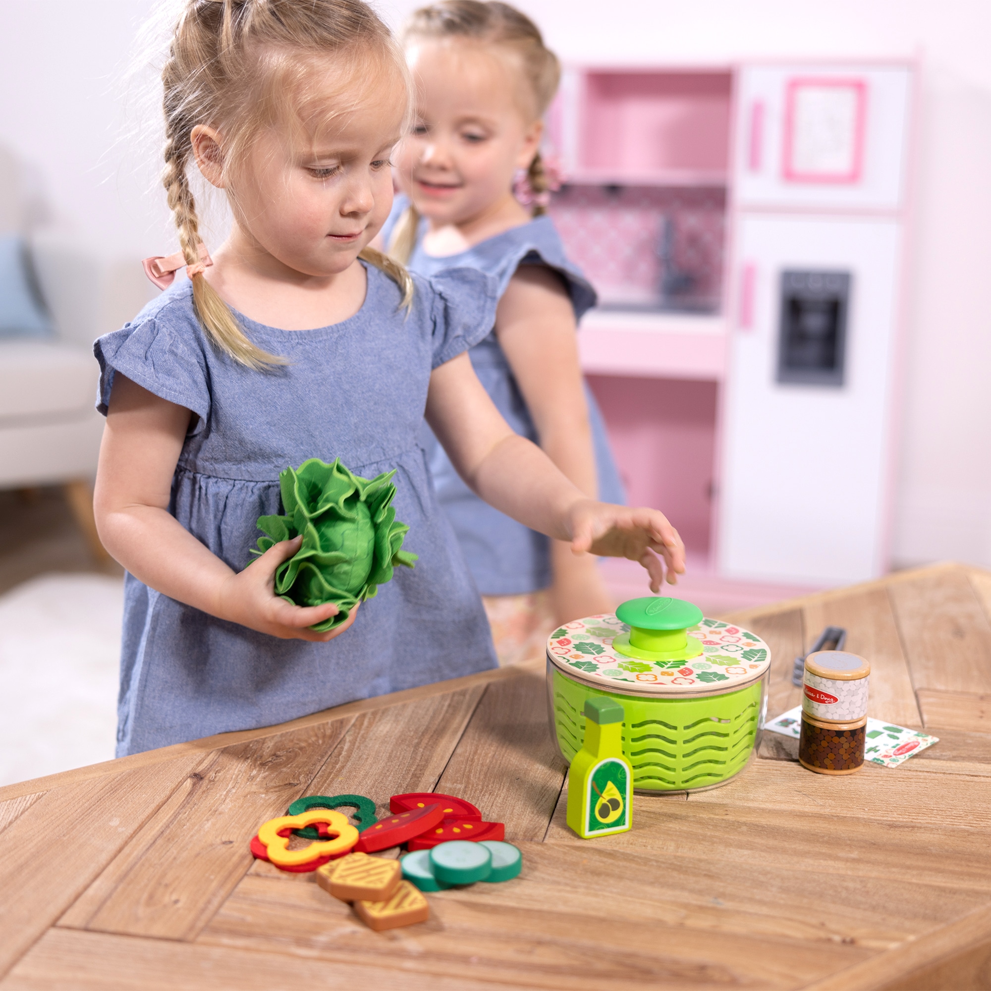 Spin Master Kinder-Küchenset »Melissa & Doug Salat-Schleuder Spielset«