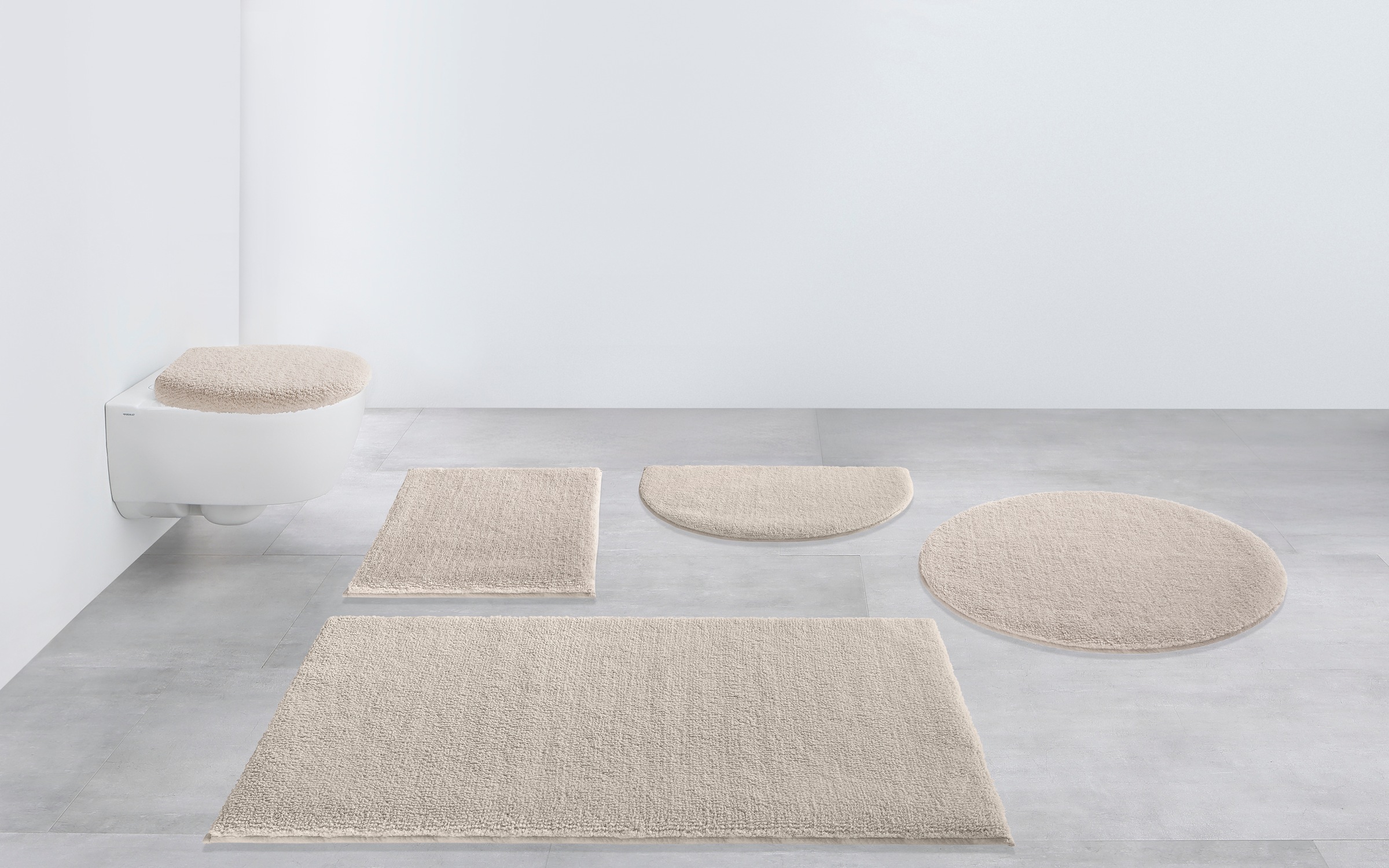 my home Badematte »Vanessa, Badvorleger, Badezimmer Teppich«, rutschhemmend günstig online kaufen