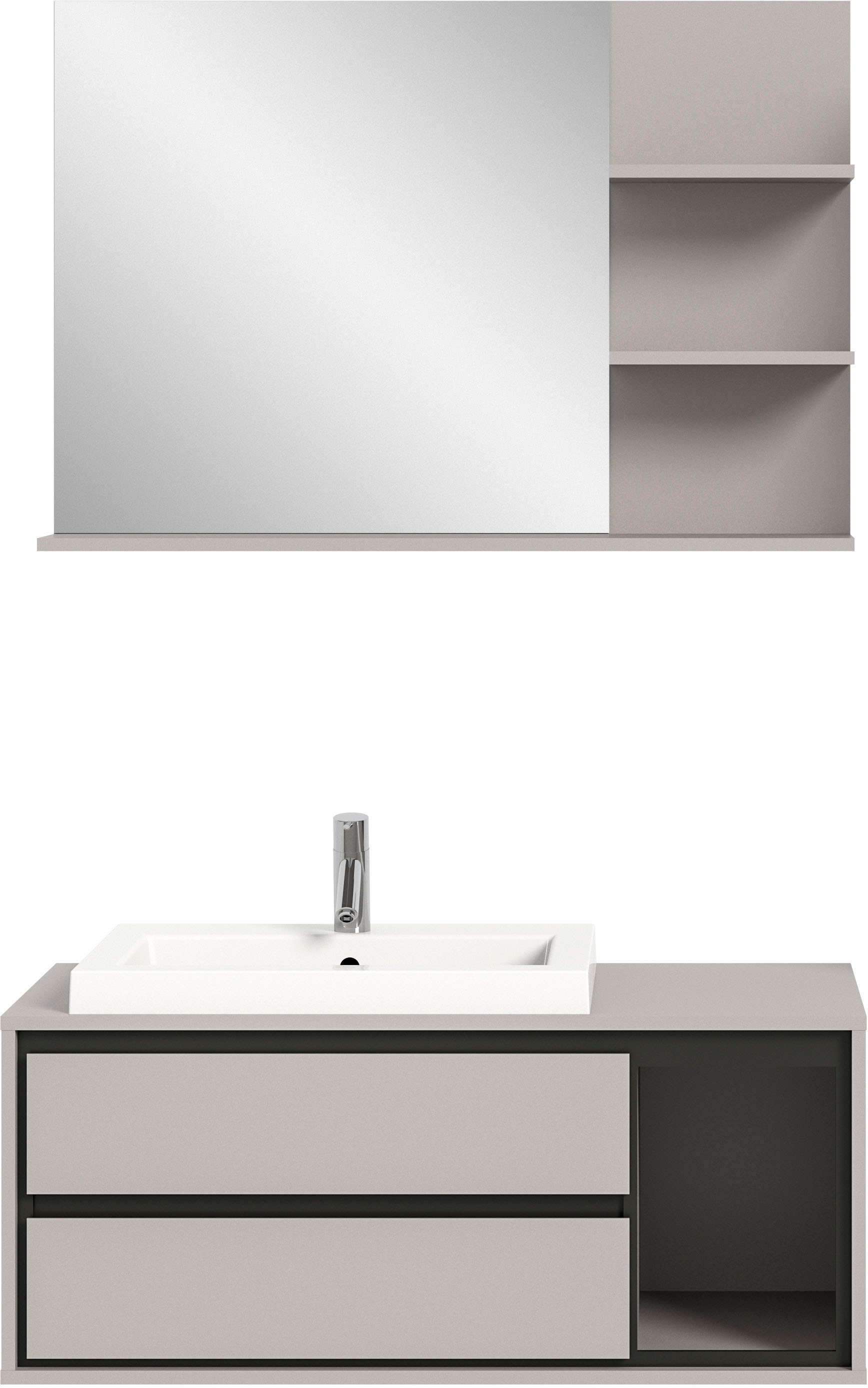 INOSIGN Badmöbel-Set »Skygge, 2 teilig, inkl. Mineralguss-Waschbecken, best günstig online kaufen