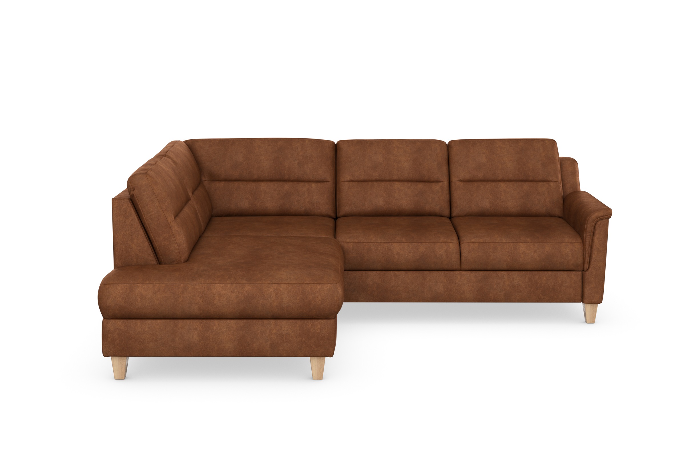 sit&more Ecksofa »Farö L-Form« inklusive Federkern, wahlweise mit Bettfunkt günstig online kaufen