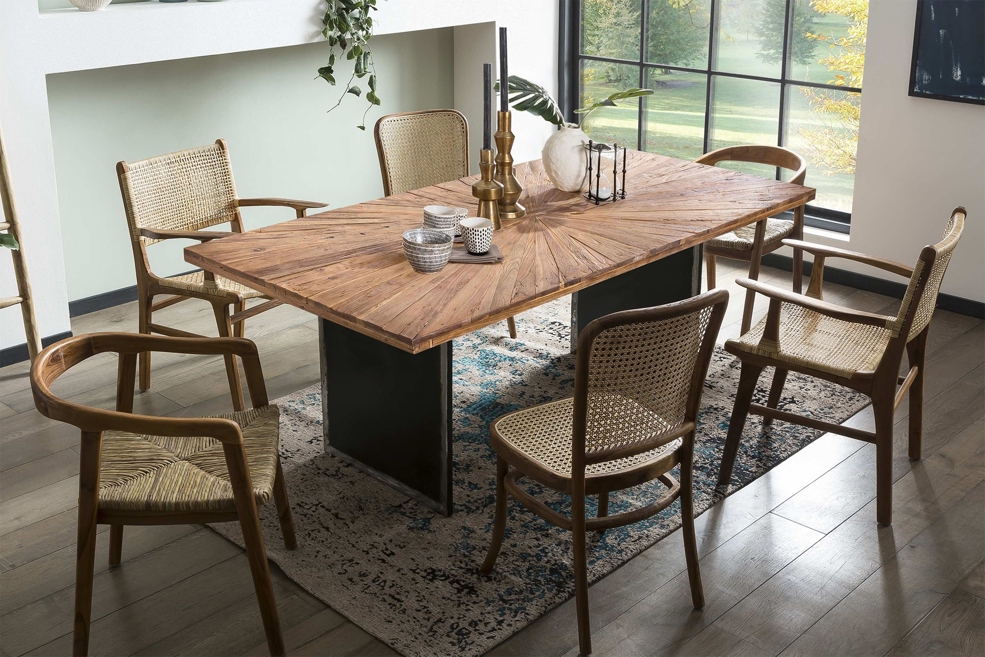 INOSIGN Esstisch 1 Stk. tlg. mit extravagantem Sonnendesign günstig online kaufen