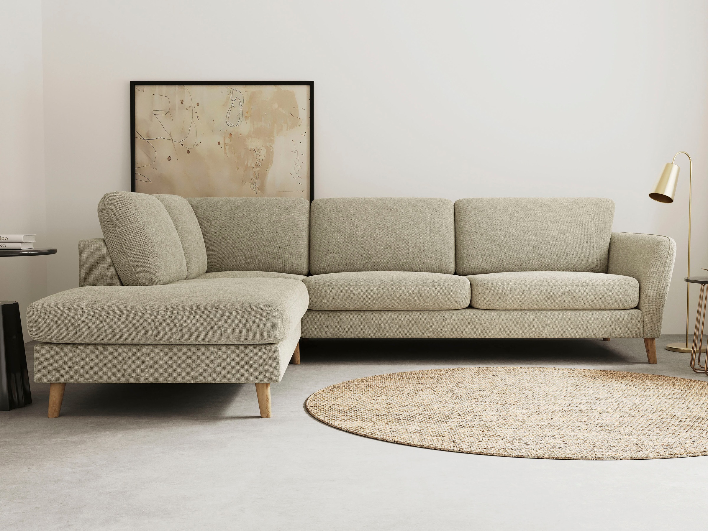 Home affaire Ecksofa »MARSEILLE 278/202 cm, L-Form, Ottom. rechts/links, ve günstig online kaufen