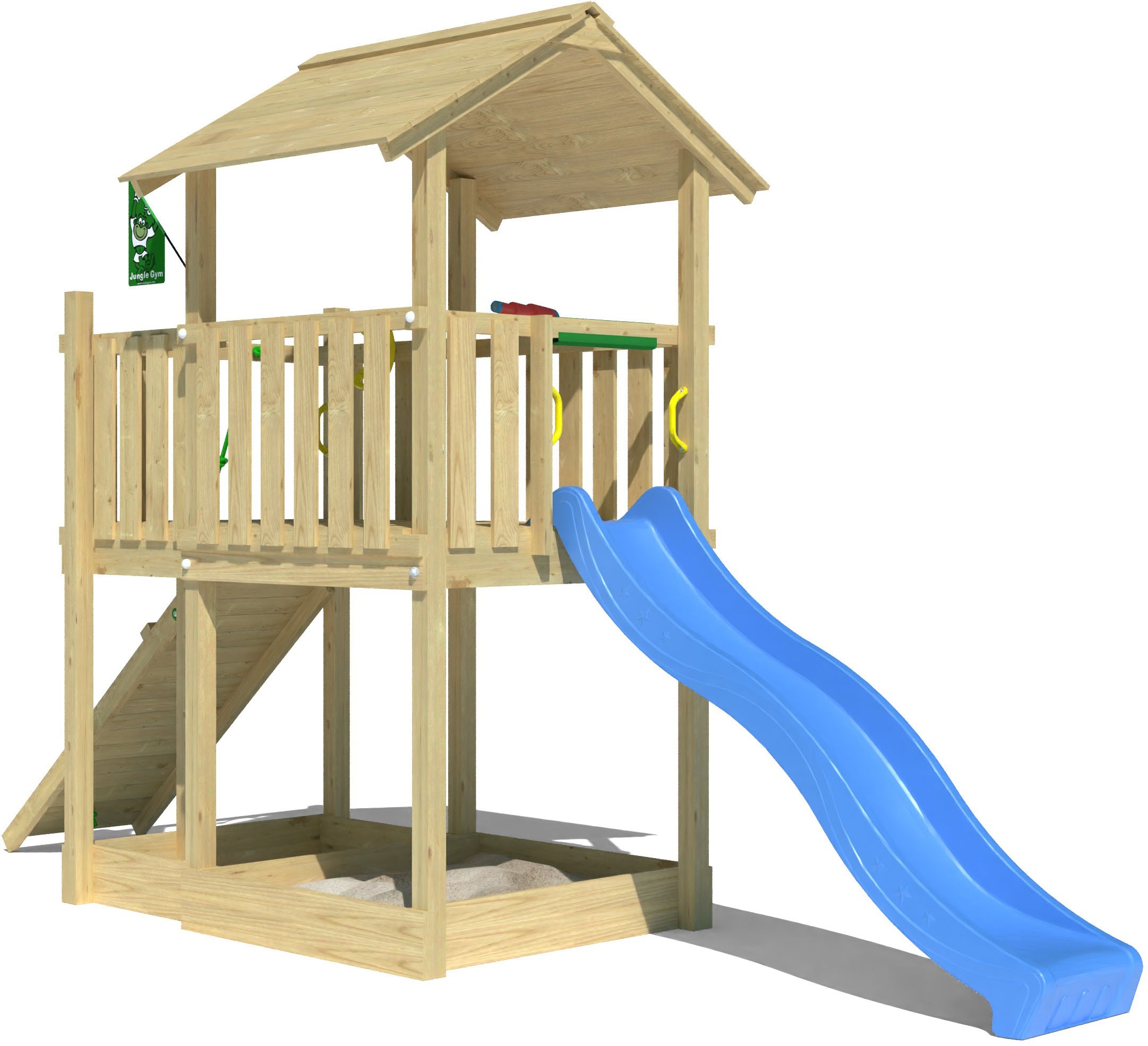 Jungle Gym Spielturm »Drift« Spielanlage inklusive Rutsche mit Wasseranschluss