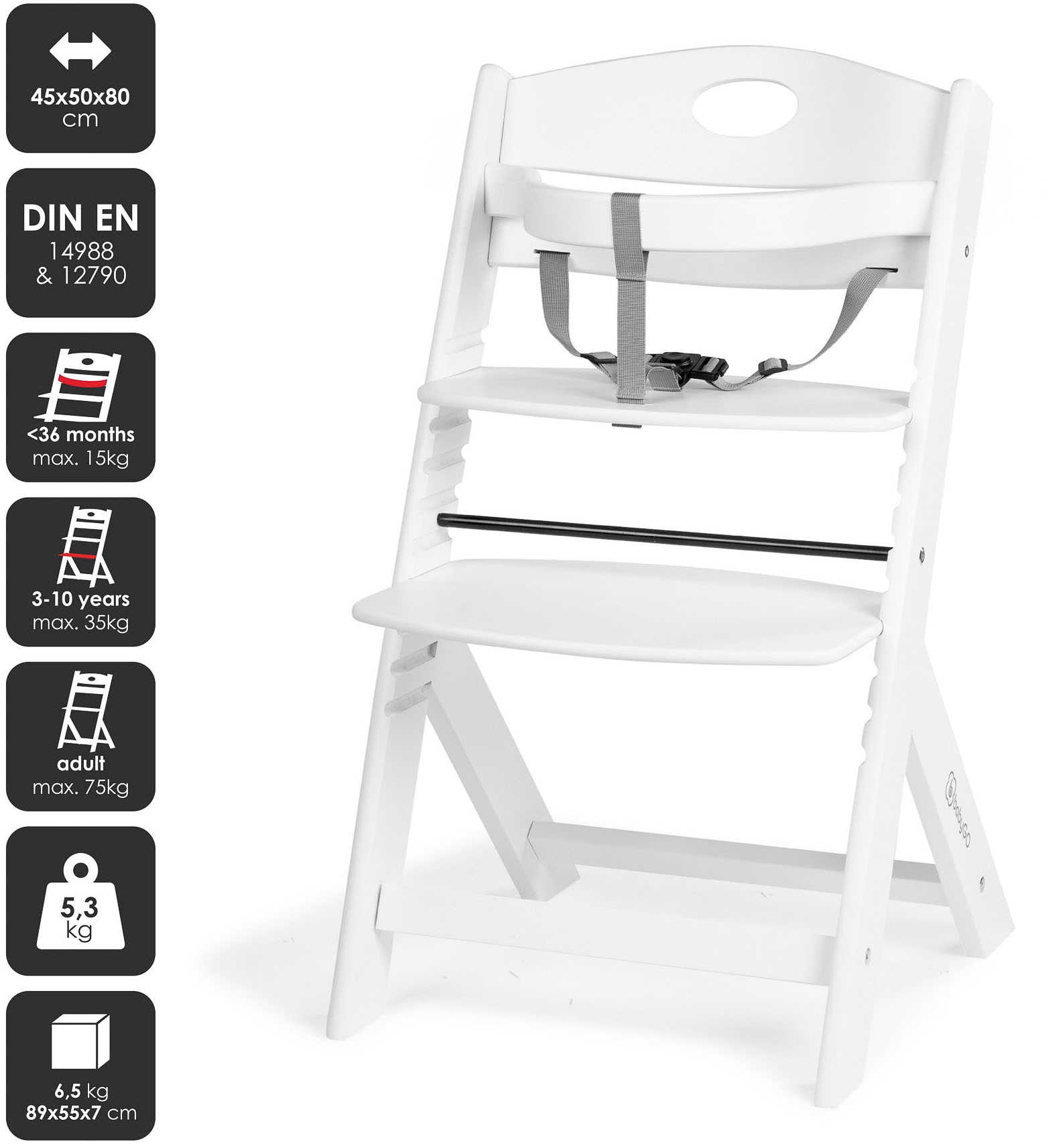 BabyGo Hochstuhl »Family, white« ()