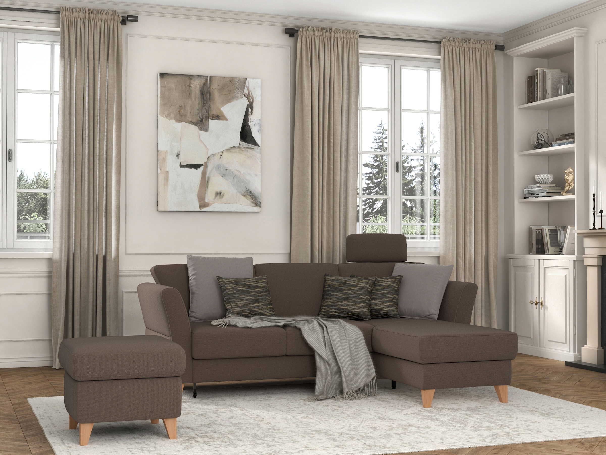 sit&more Ecksofa Visby L-Form, Wahlweise mit günstig online kaufen