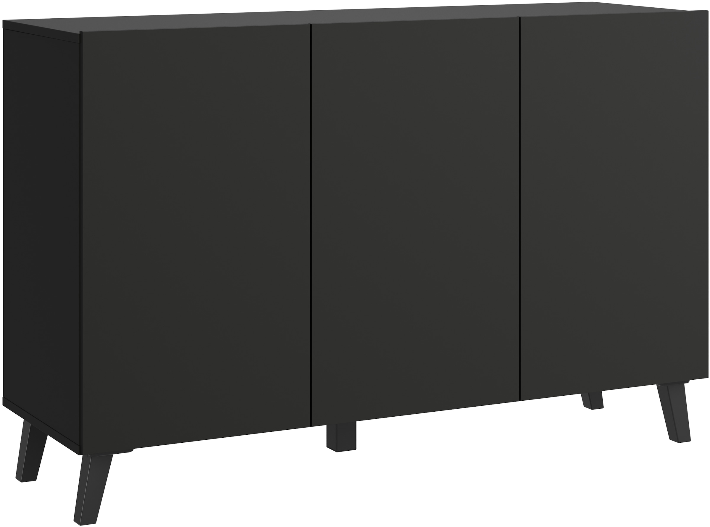 Home affaire Sideboard »SIDEBOARD PHUKET II, Stilvolle, grifflose Kommode, Breite 120cm« 1 Stk. tlg. Mit 6 Fächern und höhenverstellbaren Einlegeböden