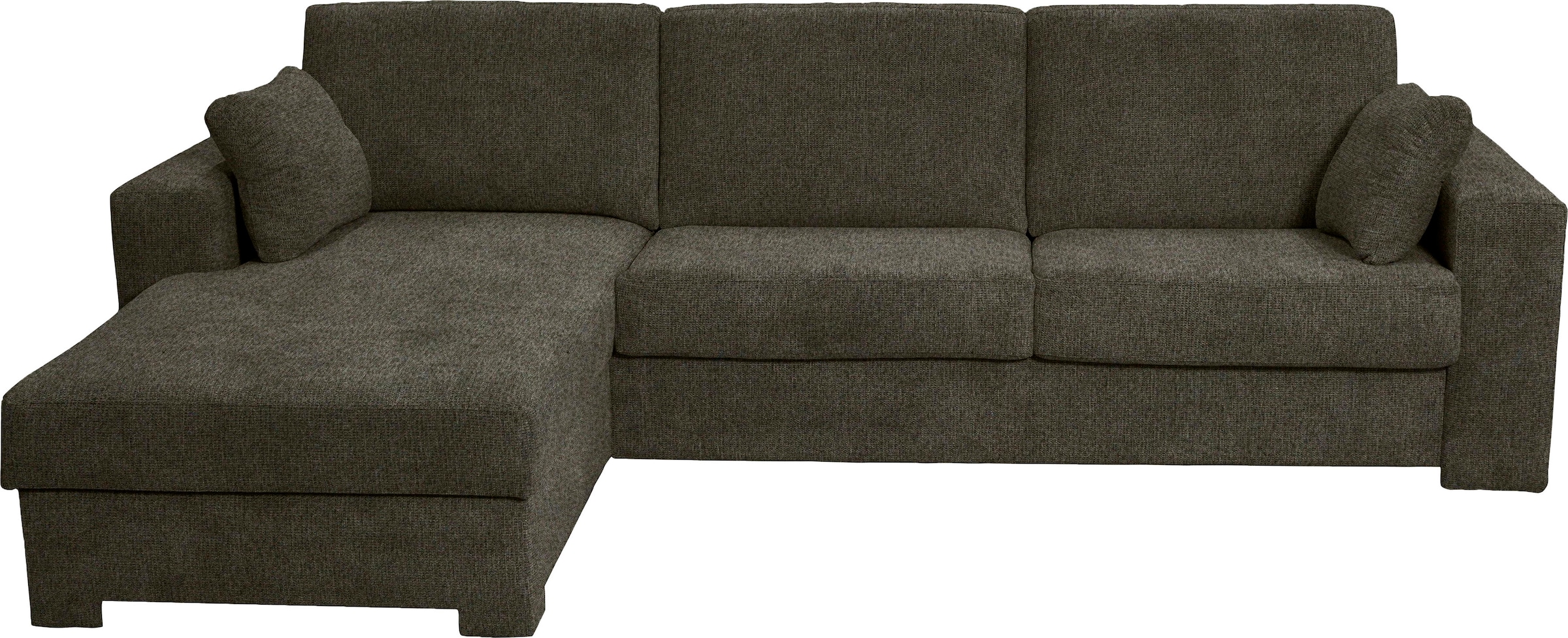 Home affaire Ecksofa Roma "L" Dauerschlaffunktion, mit Unterfederung, Matratzenhöhe 14cm, Liegemaße ca 163x198 cm, L-Form