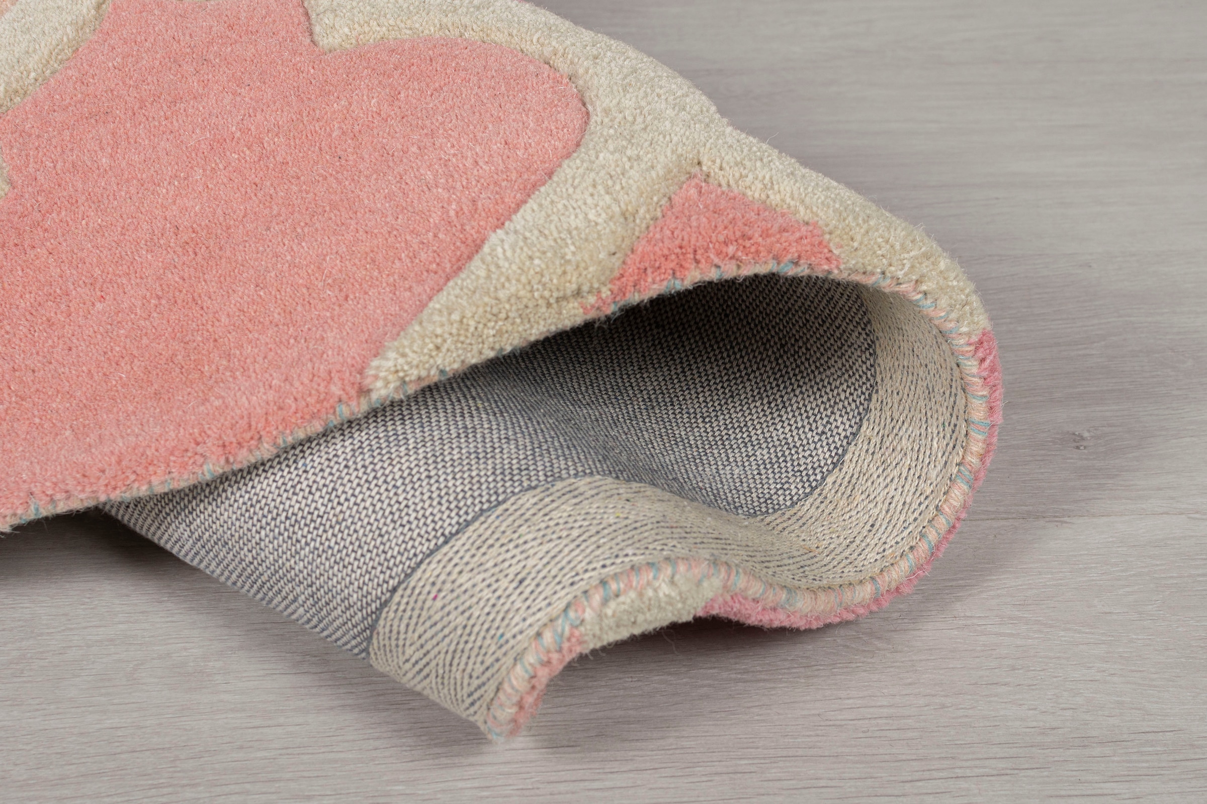 FLAIR RUGS Läufer »Rosella«, rechteckig, 10 mm Höhe, 100% Wolle, mehrfarbig, Ornamente, mit Hoch-Tief-Effekt, Teppichläufer
