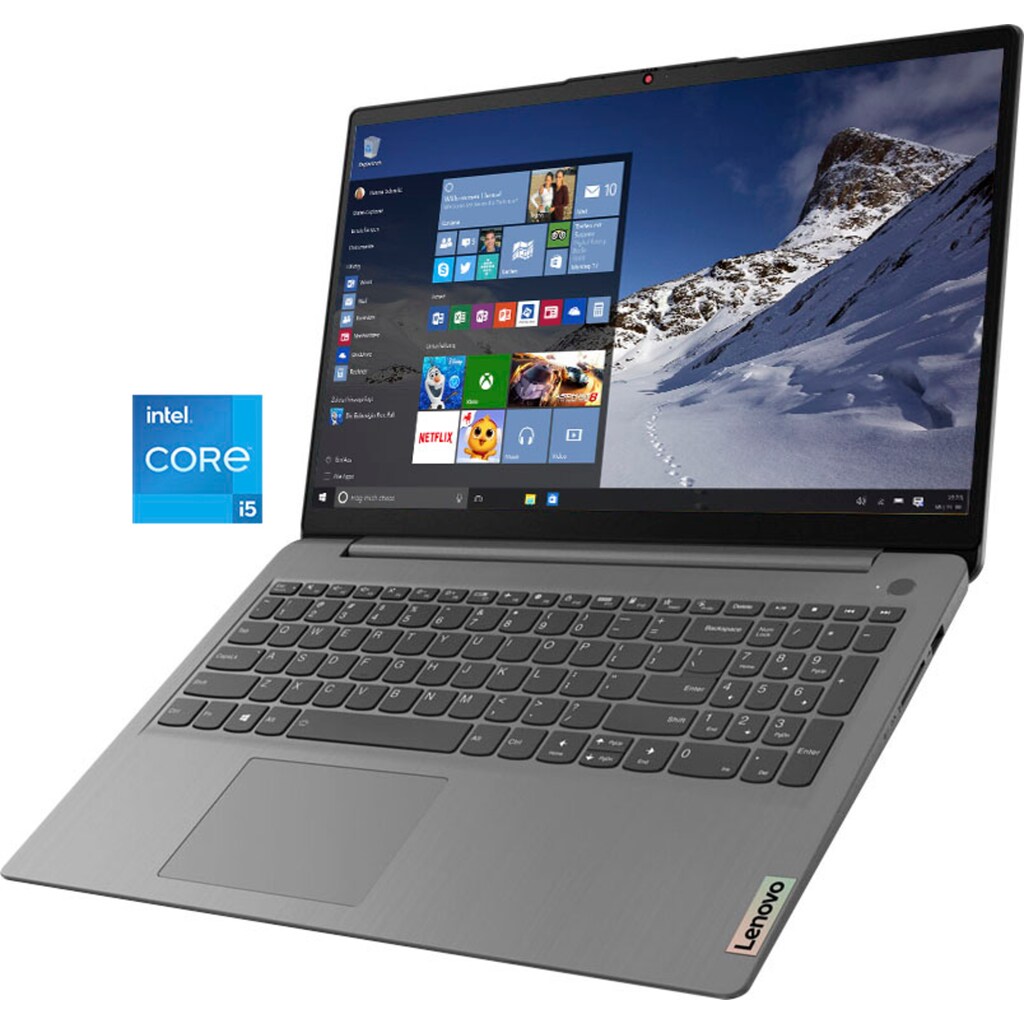 Lenovo Notebook »IdeaPad 3 15ITL6«, (39,62 cm/15,6 Zoll), Intel, Core i5, Iris Xe Graphics, 512 GB SSD, Kostenloses Upgrade auf Windows 11, sobald verfügbar