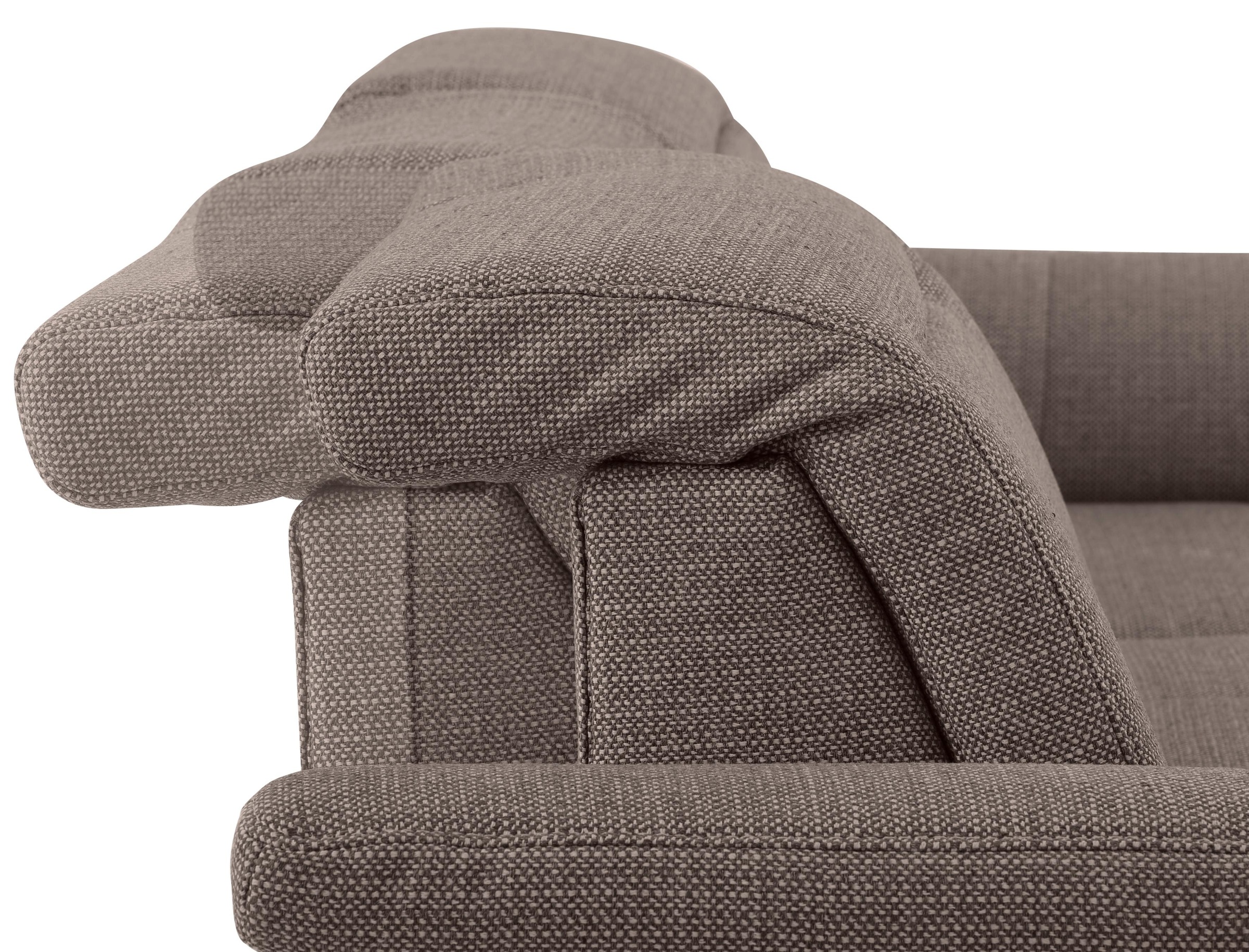 Home affaire Ecksofa »Solvei L-Form«, mit Recamierenabschluß und Sitztiefenverstellung
