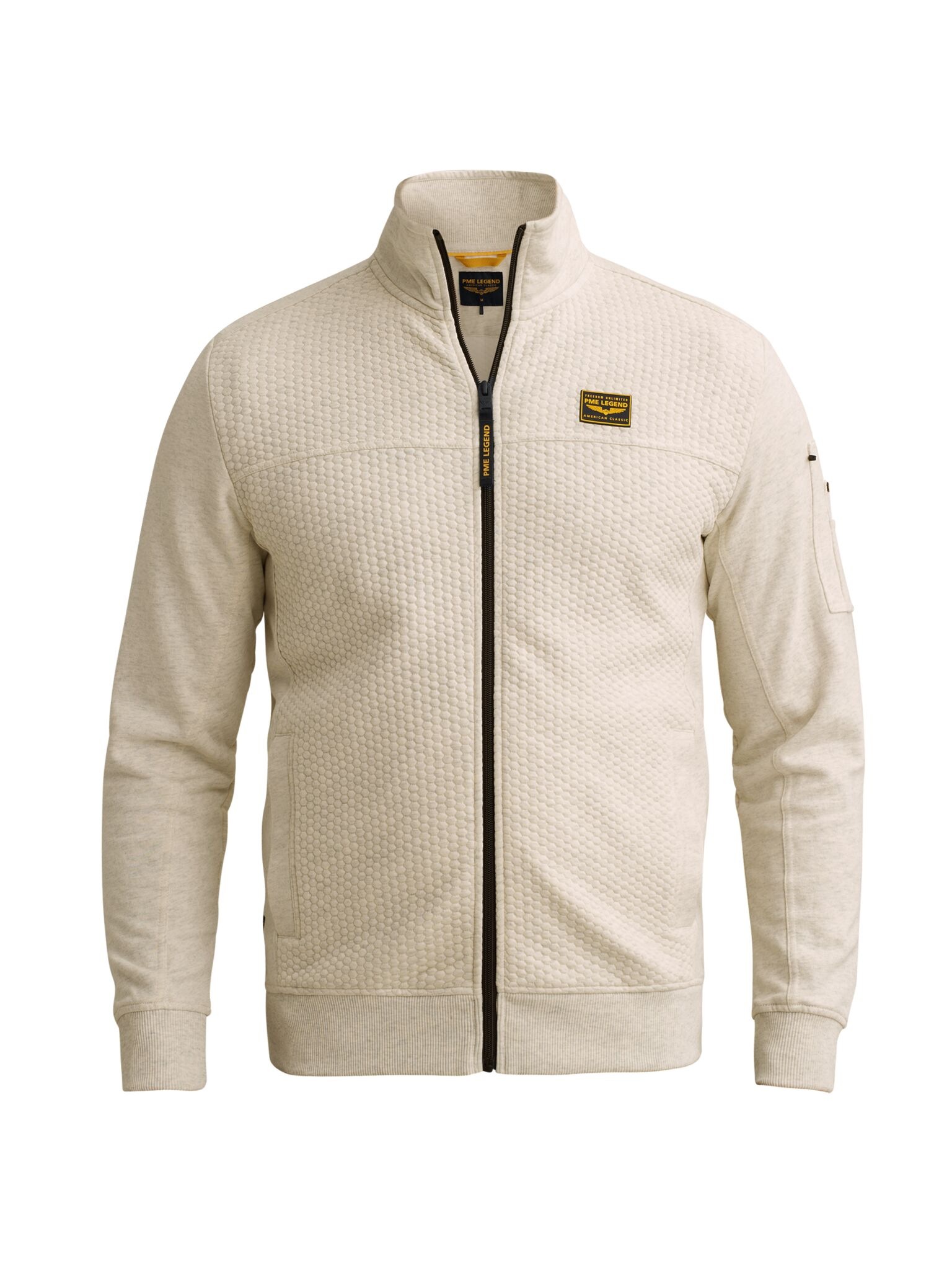 PME LEGEND Sweatjacke mit seitlichen Eingrifftaschen