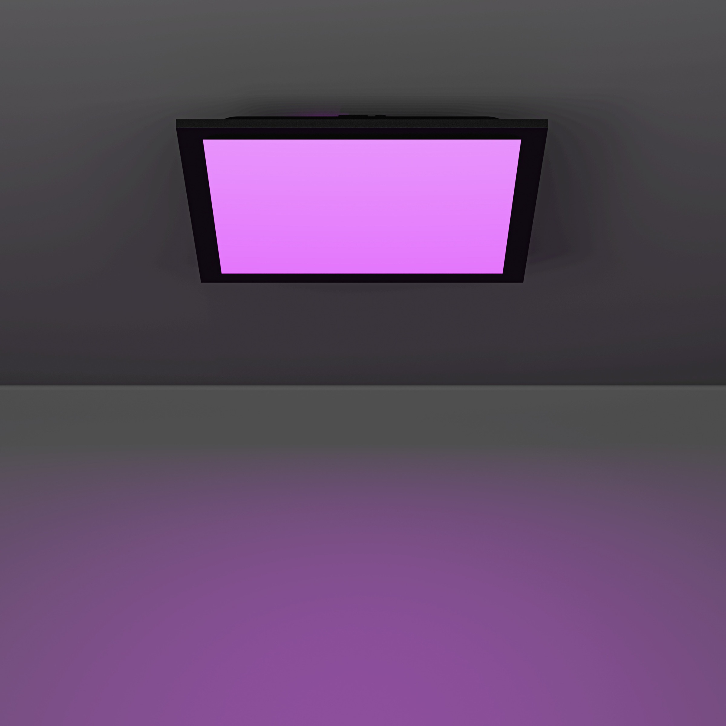 EGLO LED Deckenleuchte »MORADILLO-Z Deckenlampe - Stahl - LED - 14W - IP20« LED-Modul 1 Stk. Kaltweiß | Neutralweiß | RGB | Warmweiß Wohzimmerlampe, Esszimmerlampe, Schlafzimmer, L29,5 x B29,5 x H6,1 cm