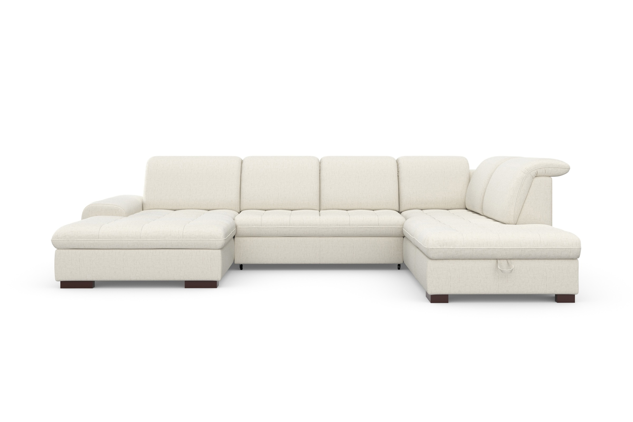 sit&more Wohnlandschaft »Luxor U-Form«, wahlweise mit Bettfunktion, Bettkasten und Kopfteilverstellung