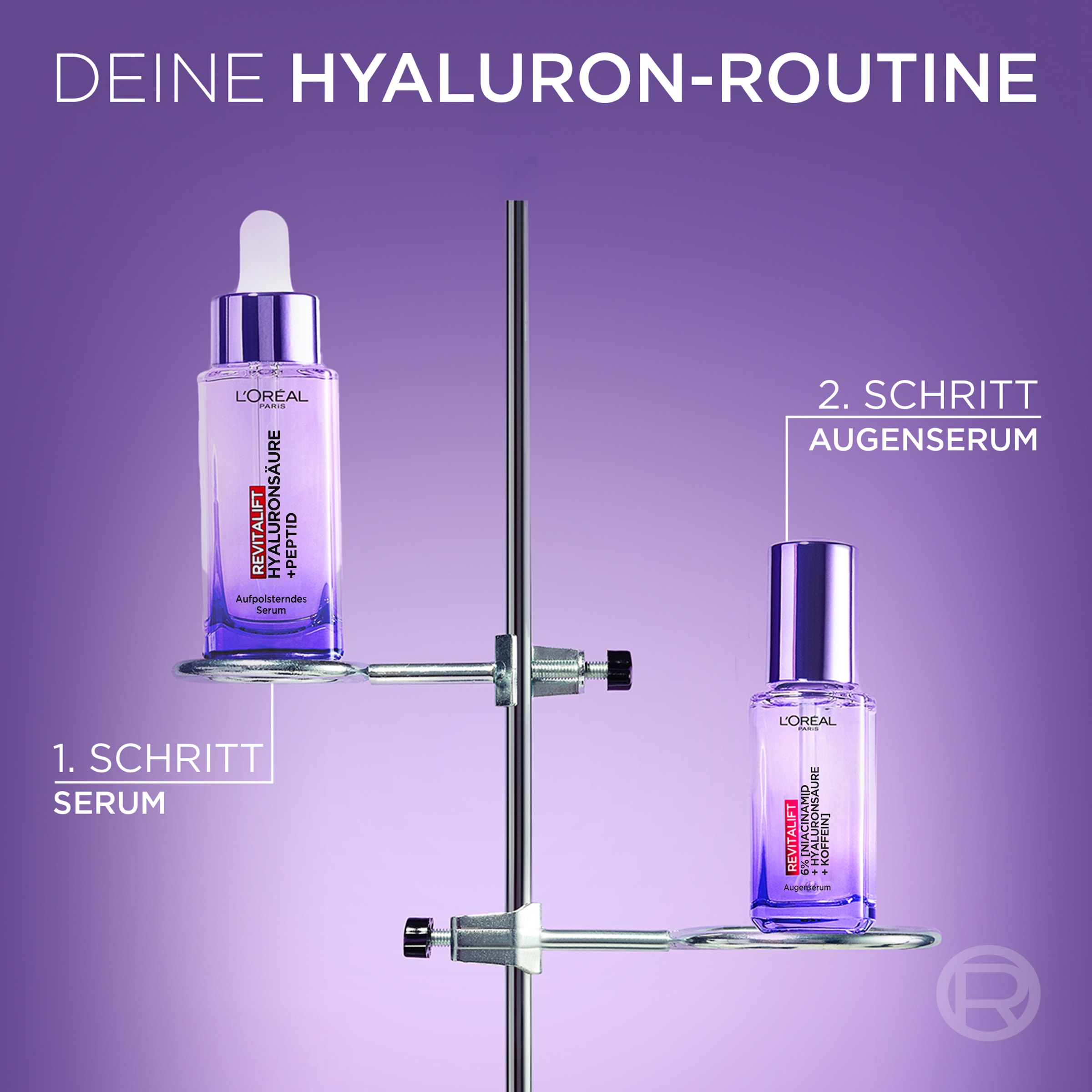 L'ORÉAL PARIS Augenserum »REVITALIFT FILLER AUGENSERUM« mit 1,5% purer Hyaluronsäure und 1% Koffein