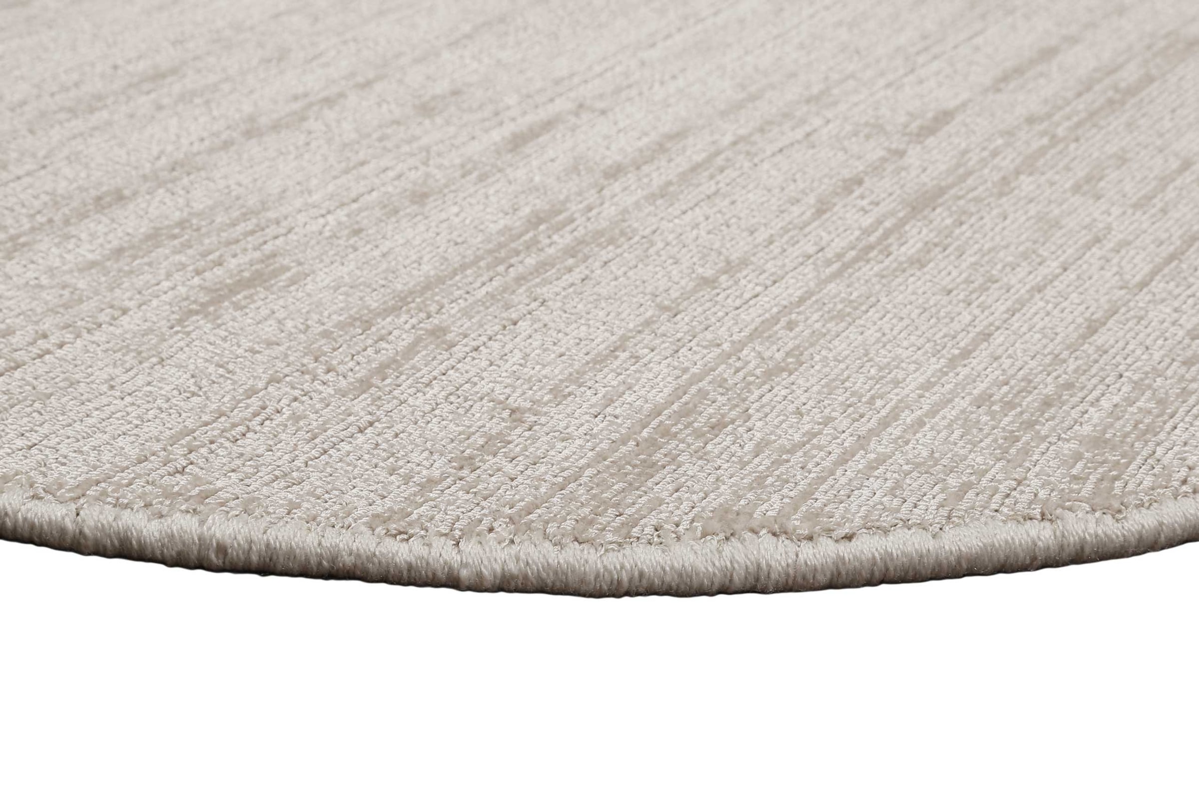 Esprit Teppich »Gil,  ESP-39954«, rund, 8 mm Höhe, handgewebt, seidig glänzend, schimmernde Farbbrillianz, Melangeeffekt