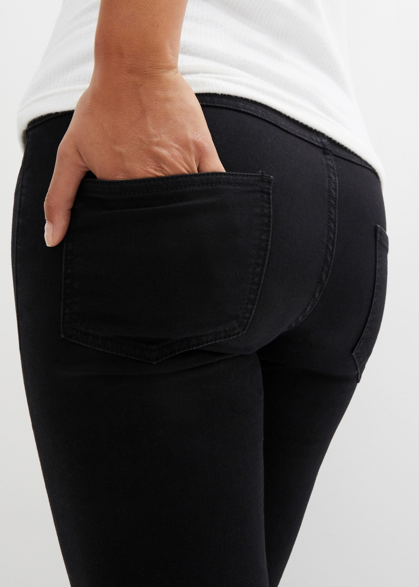 bonprix Umstandsjeans »Wärmende Umstandsjeggings mit leicht angerauter Innenseite« Wärmende Umstandsjeggings mit leicht angerauter Innenseite