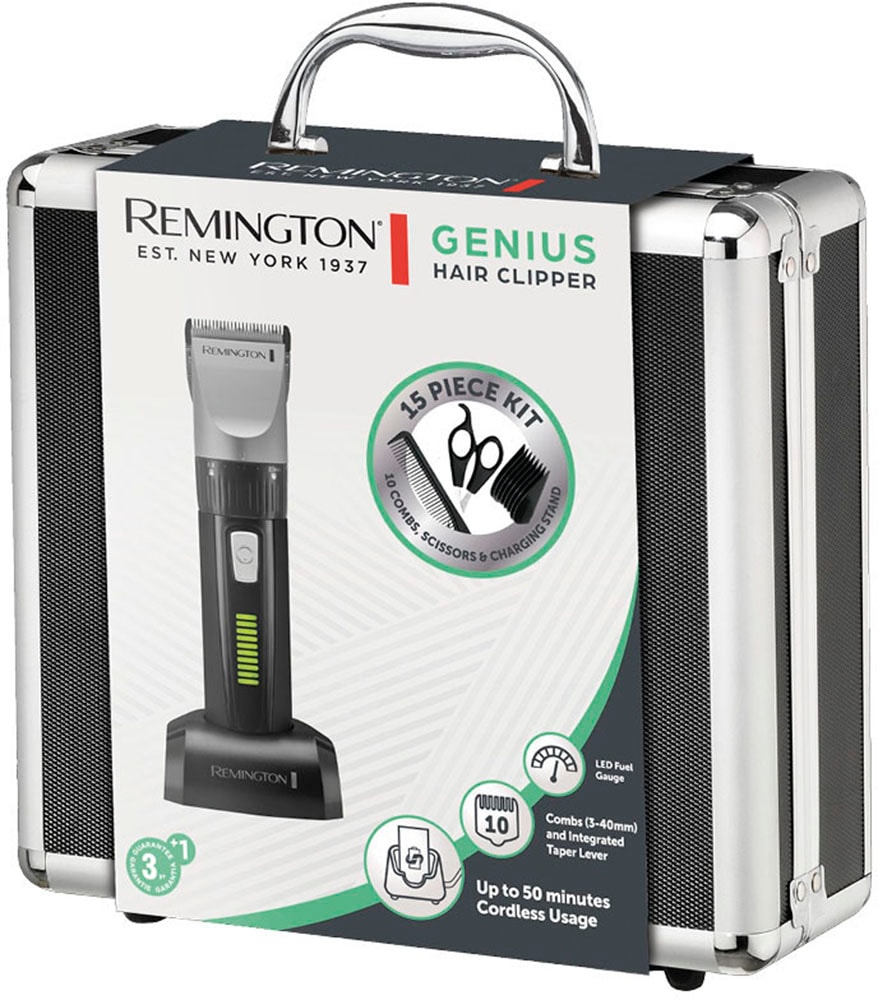 Remington Haarschneider »Genius, HC5810 -« elektr. Haarschneider für Herren, Netz-/Akkubetrieb, Profi-Alukoffer