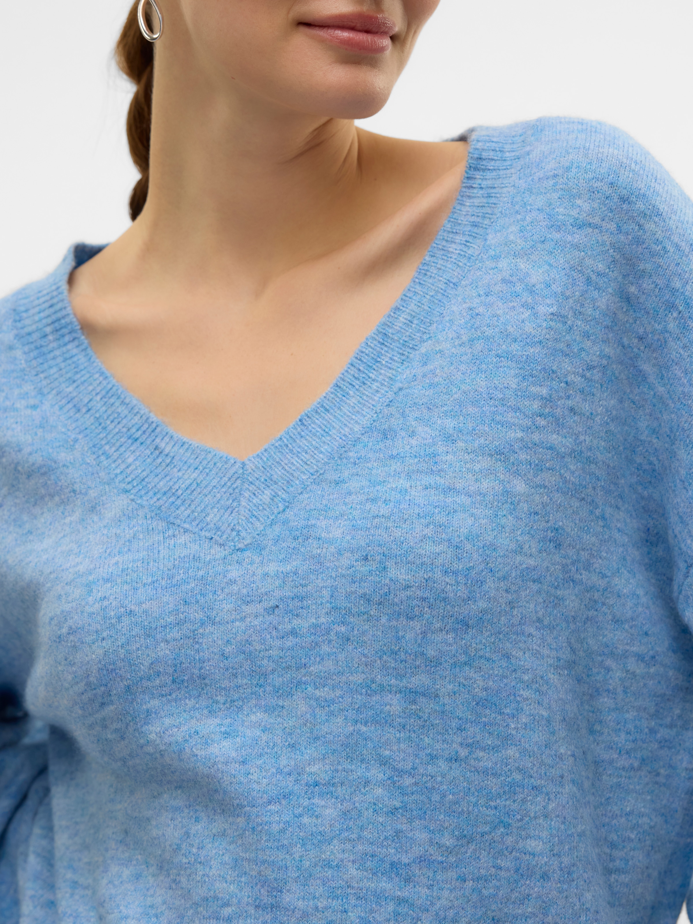 Vero Moda V-Ausschnitt-Pullover »VMJUPITER LS V-NECK PULLOVER BF«
