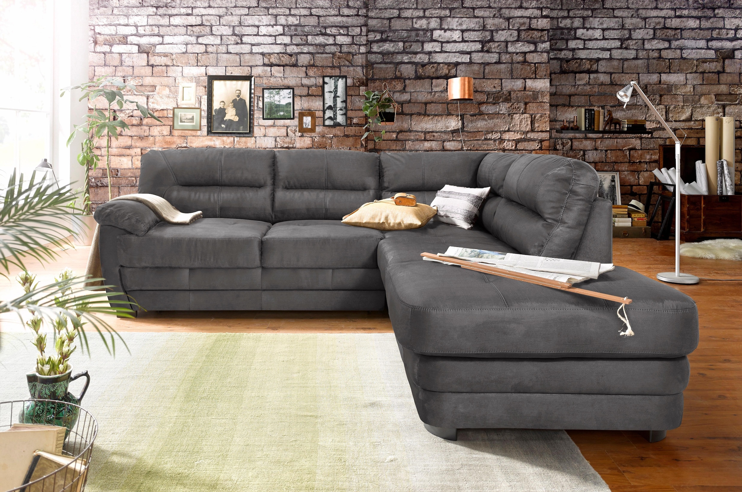 COTTA Polstergarnitur »Royale L-Form«, (Set), Set bestehend aus: Ecksofa & günstig online kaufen