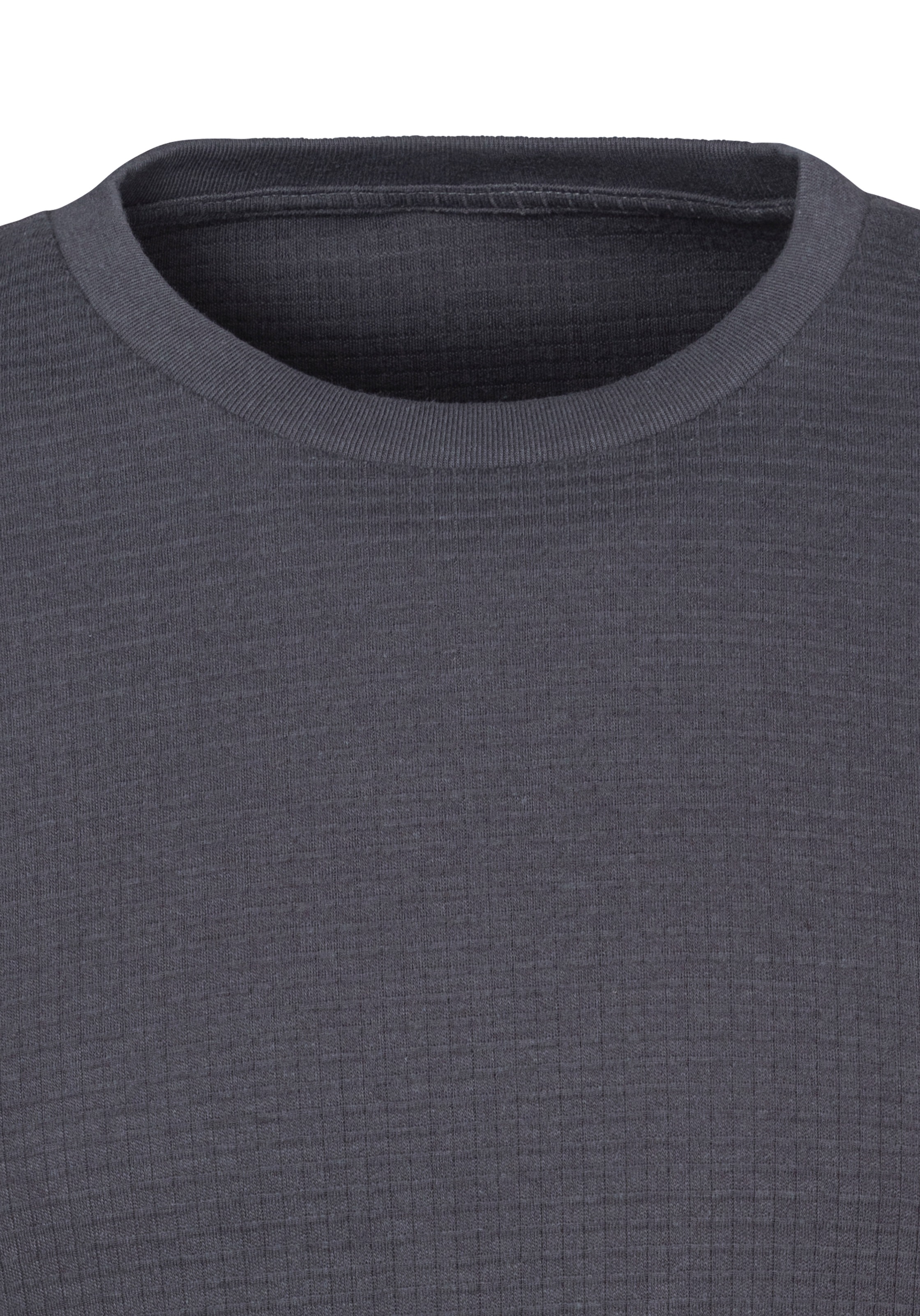 John Devin T-Shirt »mit Struktur« Rundhalsshirt mit Struktur aus Baumwoll-Mix