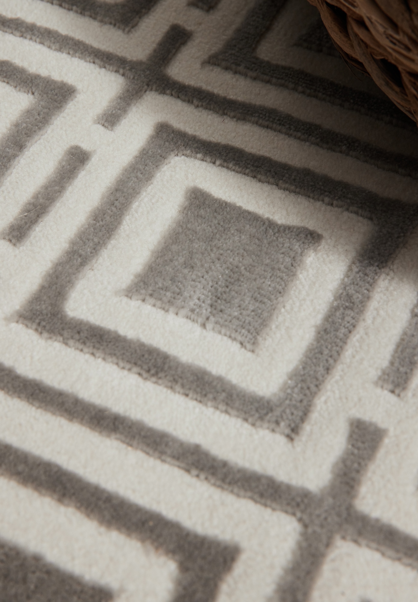 ELLE DECORATION Designteppich »Howlite«, rechteckig, 9 mm Höhe, Wohnzimmer, Schlafzimmer, Läufer, Hoch-Tief Effekt, Flur, Glanz