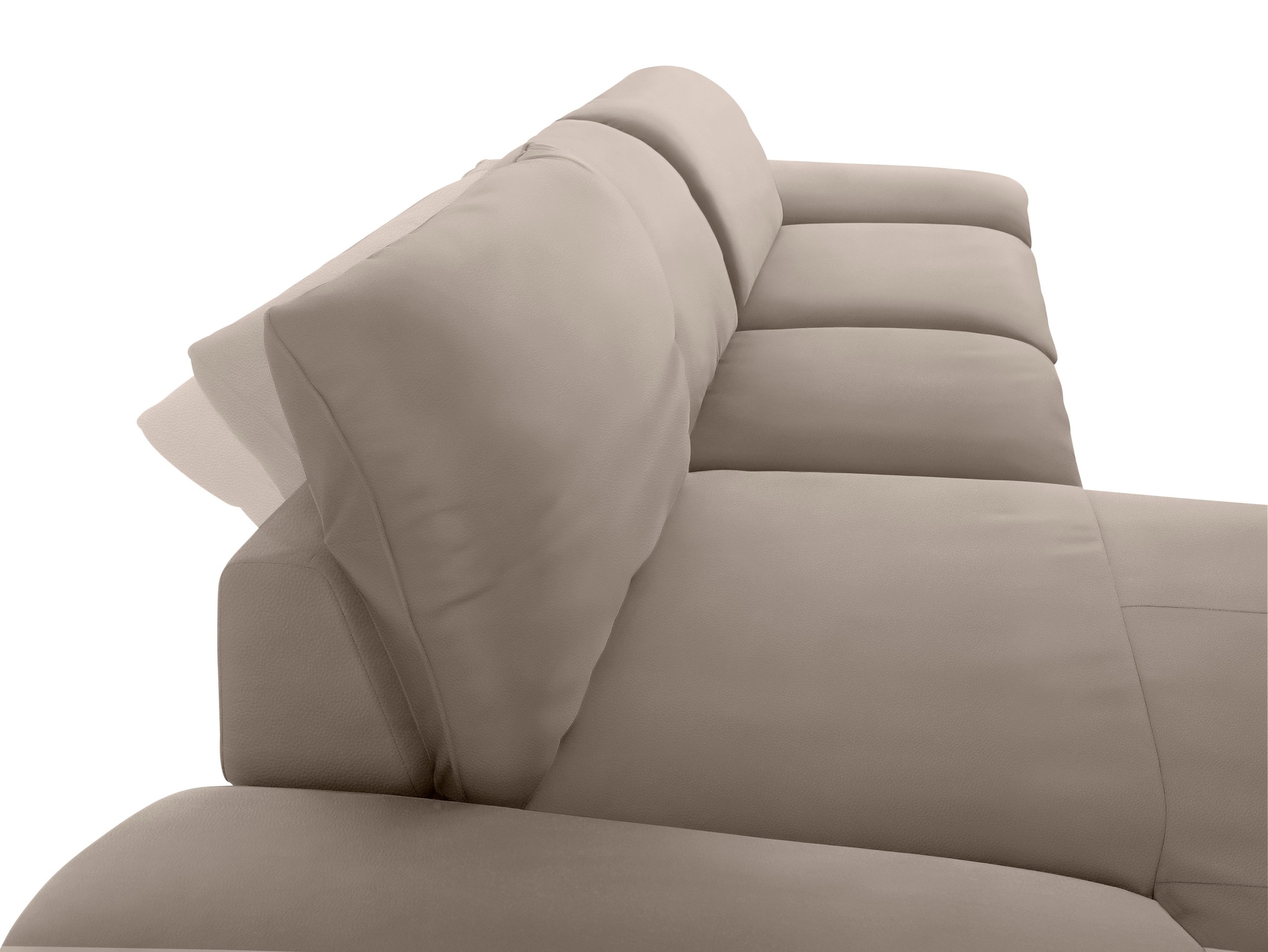 W.SCHILLIG Ecksofa »enjoy&MORE, Designsofa, bequem, elegant und zeitlos, L-Form«, Sitztiefenverstellung, Füße bronze pulverbeschichtet, Breite 340 cm