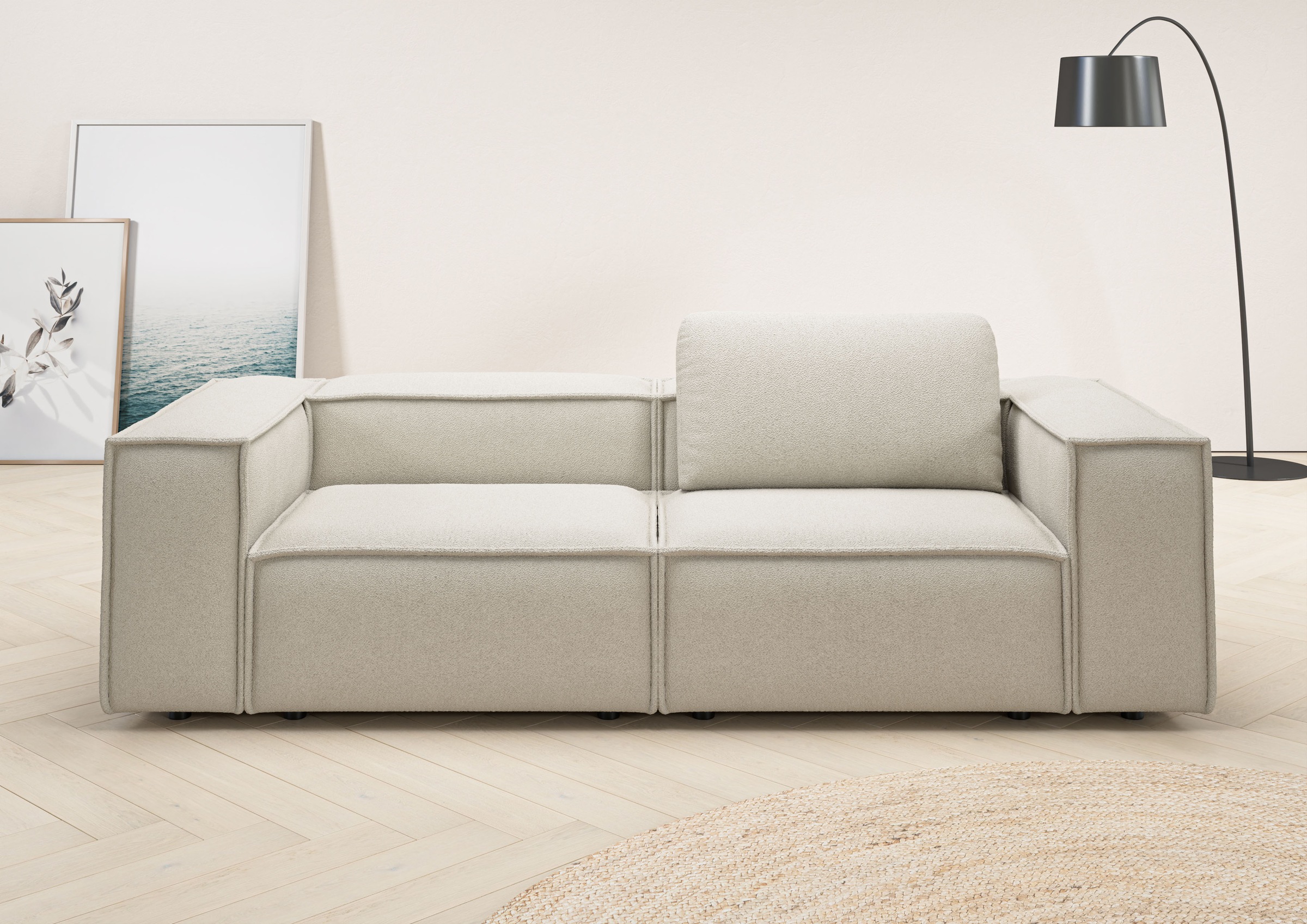 PLACES OF STYLE 2-Sitzer »Watertown, modernes Sofa 246 cm breit, auch in Fe günstig online kaufen