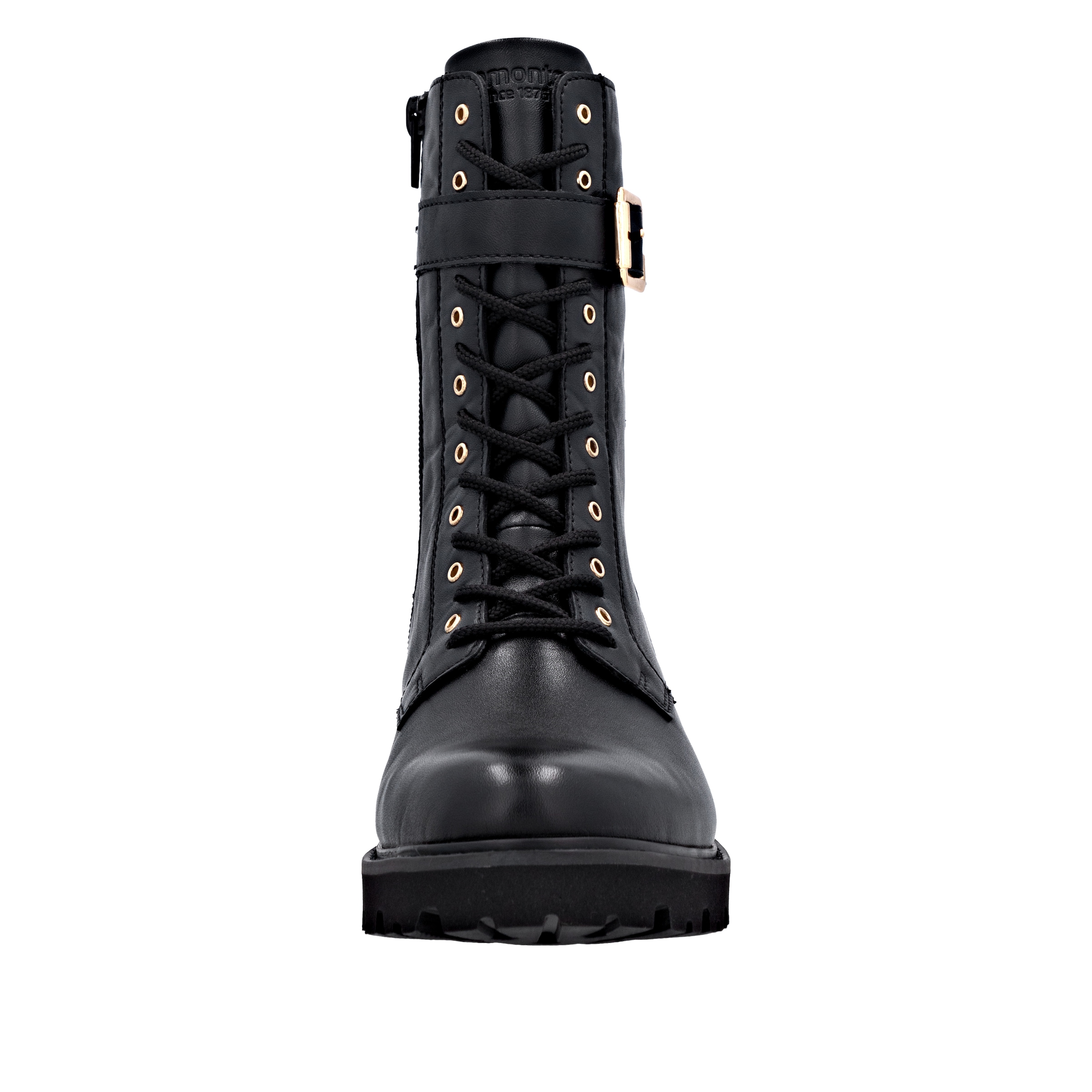 Remonte Schnürstiefelette, Schnürboots, Profilsohle, Blockabsatz, mit Innenreißverschluss