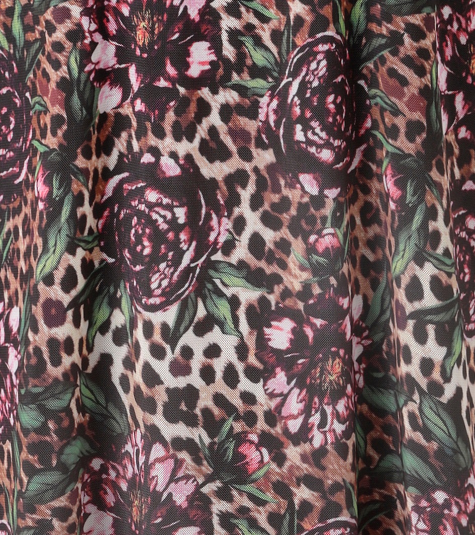 Aniston CASUAL Blusenkleid, mit fantasievollem Leo- und Blumenmuster bedruckt - NEUE KOLLEKTION