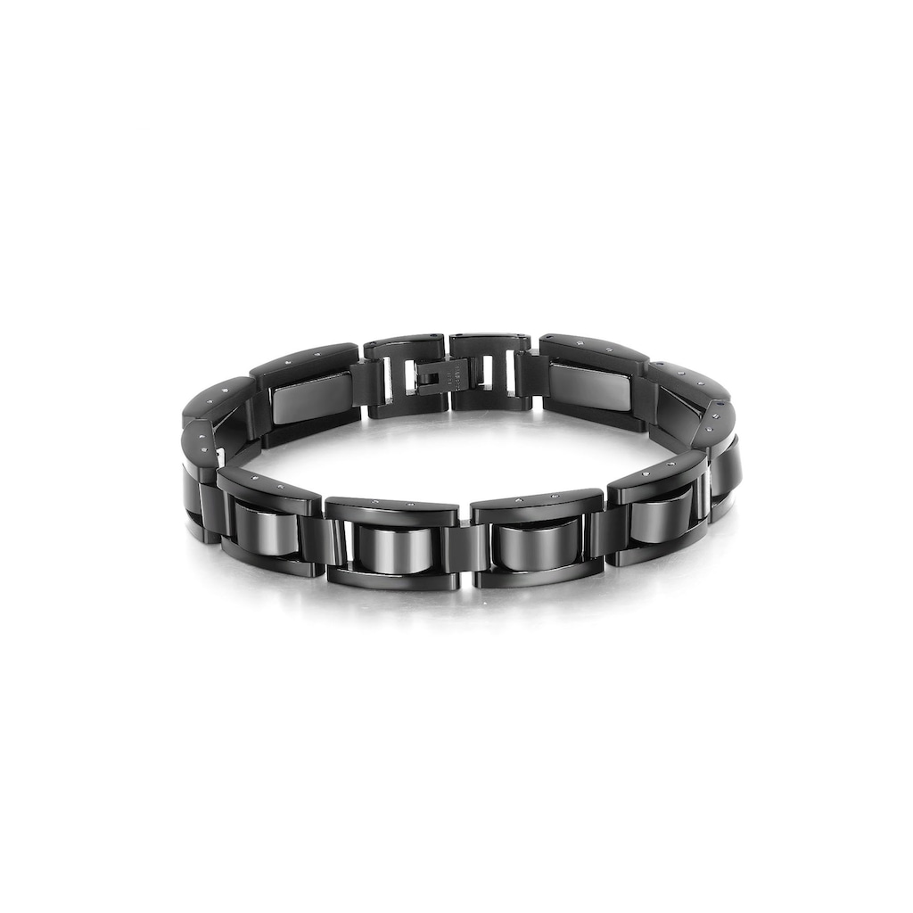 Firetti Gliederarmband »Schmuck Geschenk, Black Steel«