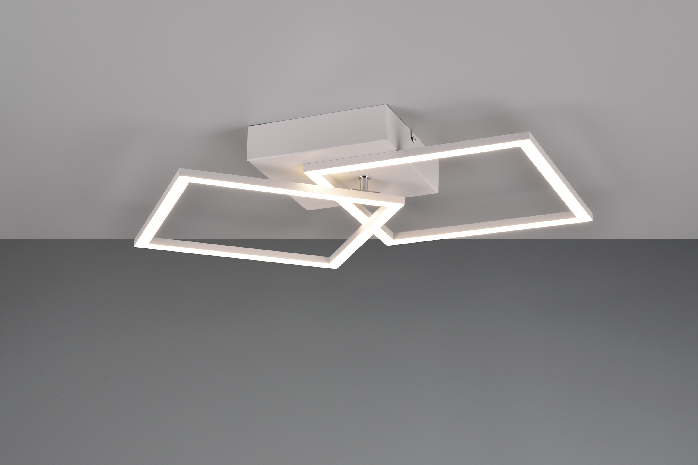 my home LED Deckenleuchte »ANTJE, Deckenlampe, schwenkbare LED-Rechtecke«, 2 flammig, Leuchtmittel LED-Board | LED fest integriert, Wand- und Deckenmontage möglich
