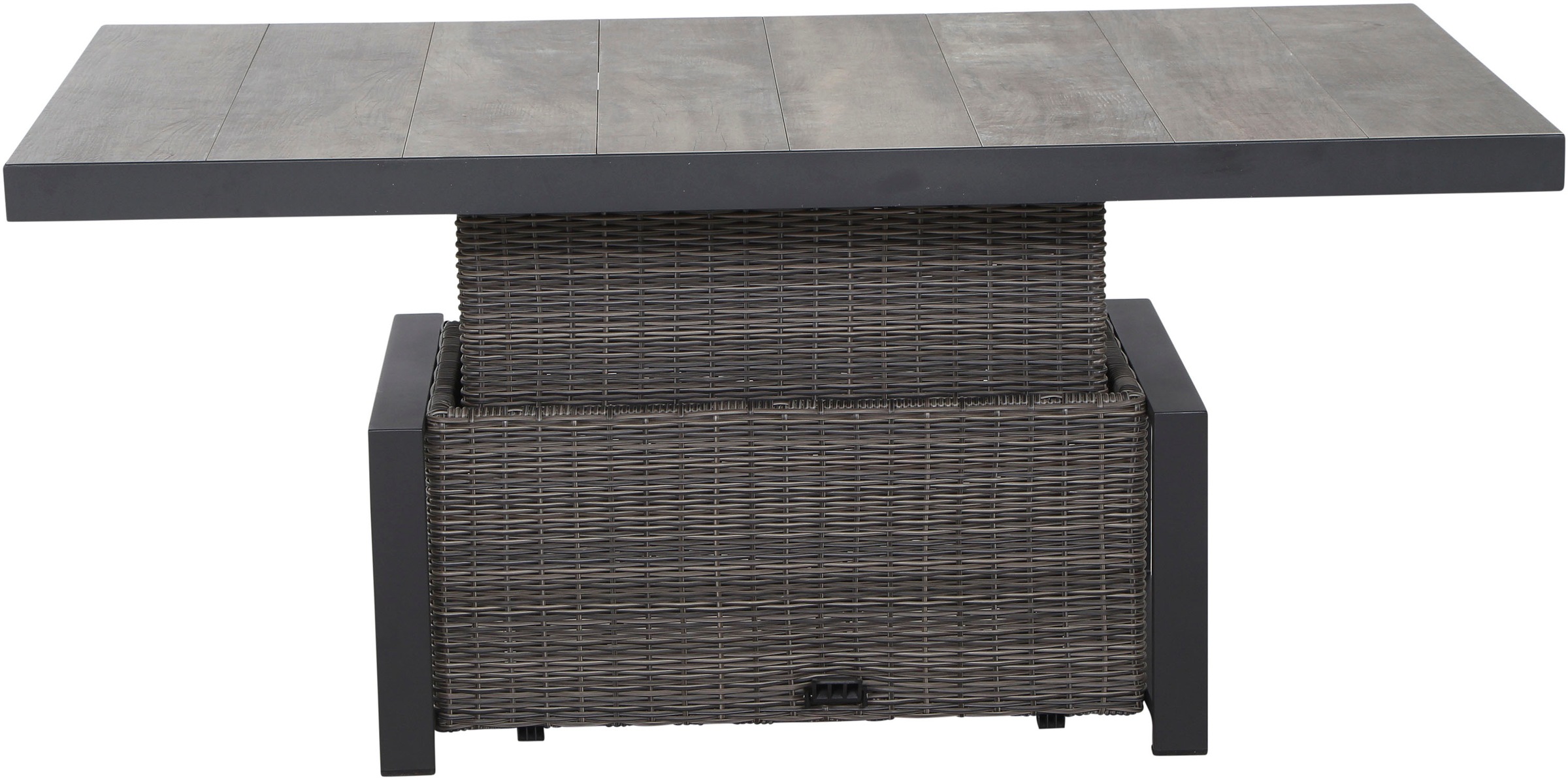 Siena Garden Gartenlounge-Set »Corido«, (Set, 9 tlg.), bestehend aus 2 Sesseln, 1 Sofa, 1 Tisch und 5 Auflagen