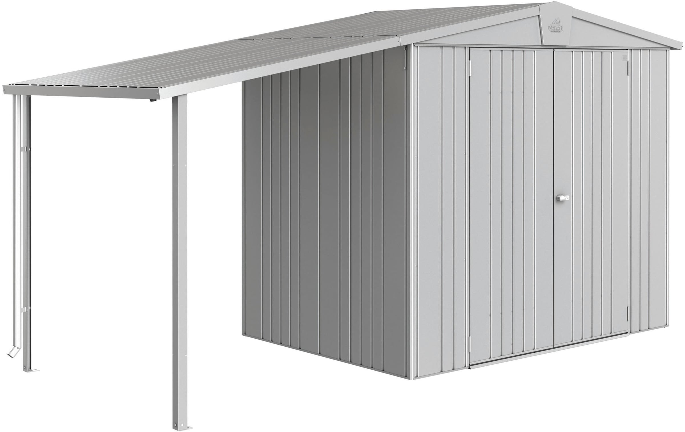 Biohort Gerätehaus-Anbaudach »für Gerätehaus Europa Gr. 2/Gr.3/Gr.4A, verschiedene Farben« 150x156x170 cm