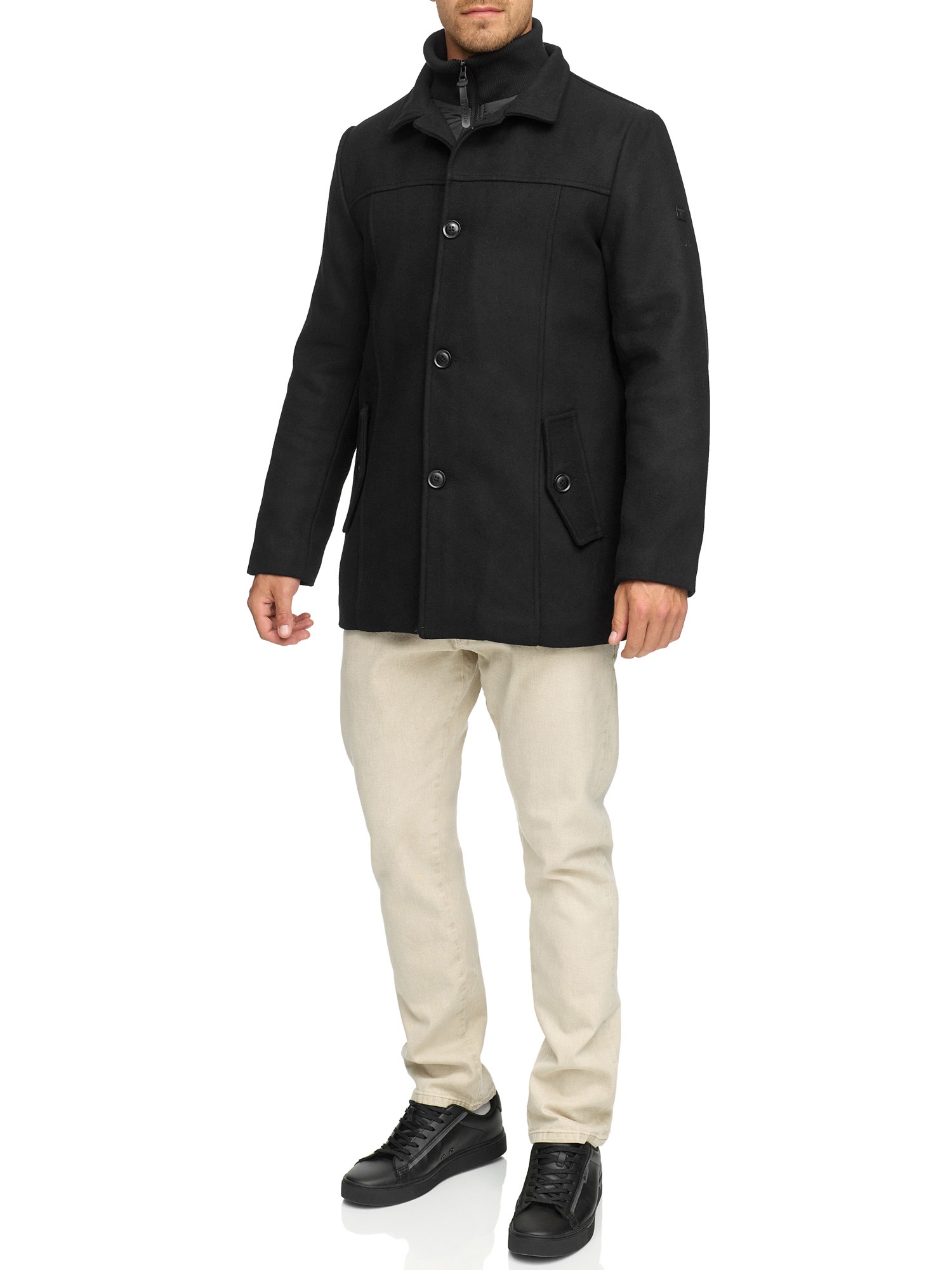 Indicode Wolljacke »INLunik« ohne Kapuze