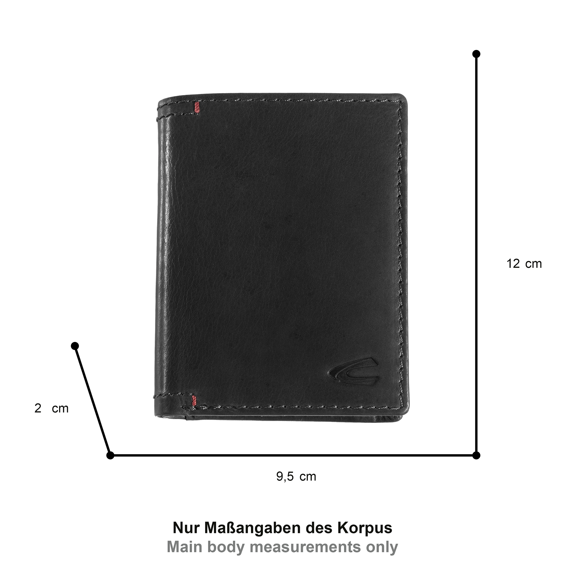 camel active Geldbörse »Salamanca« aus hochwertigem Rindsleder mit kontrastreichem Handstich-Detail