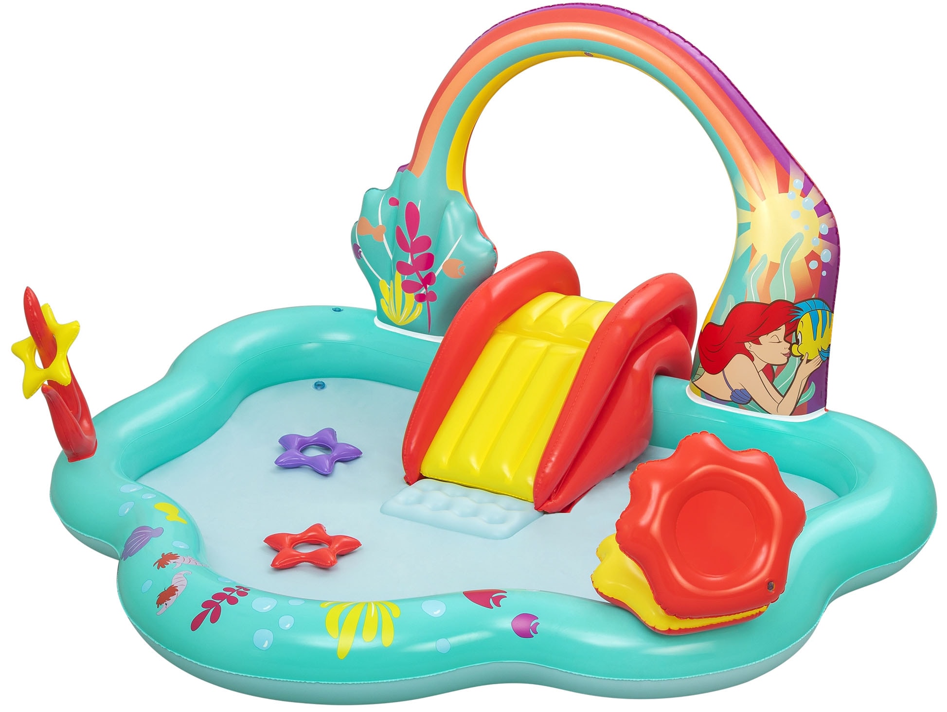 Bestway Planschbecken »Wasserspielcenter Little Mermaid«, 221x193x117 cm