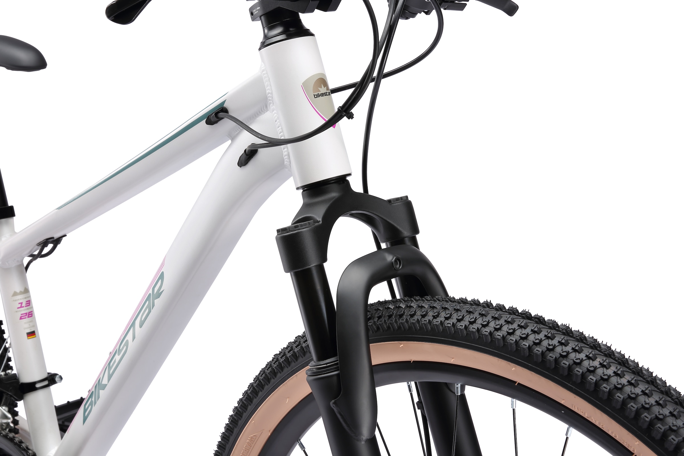 Bikestar Mountainbike 21 Gang Shimano RD-TY300 Schaltwerk Kettenschaltung für Damen und Herren, Kettenschaltung