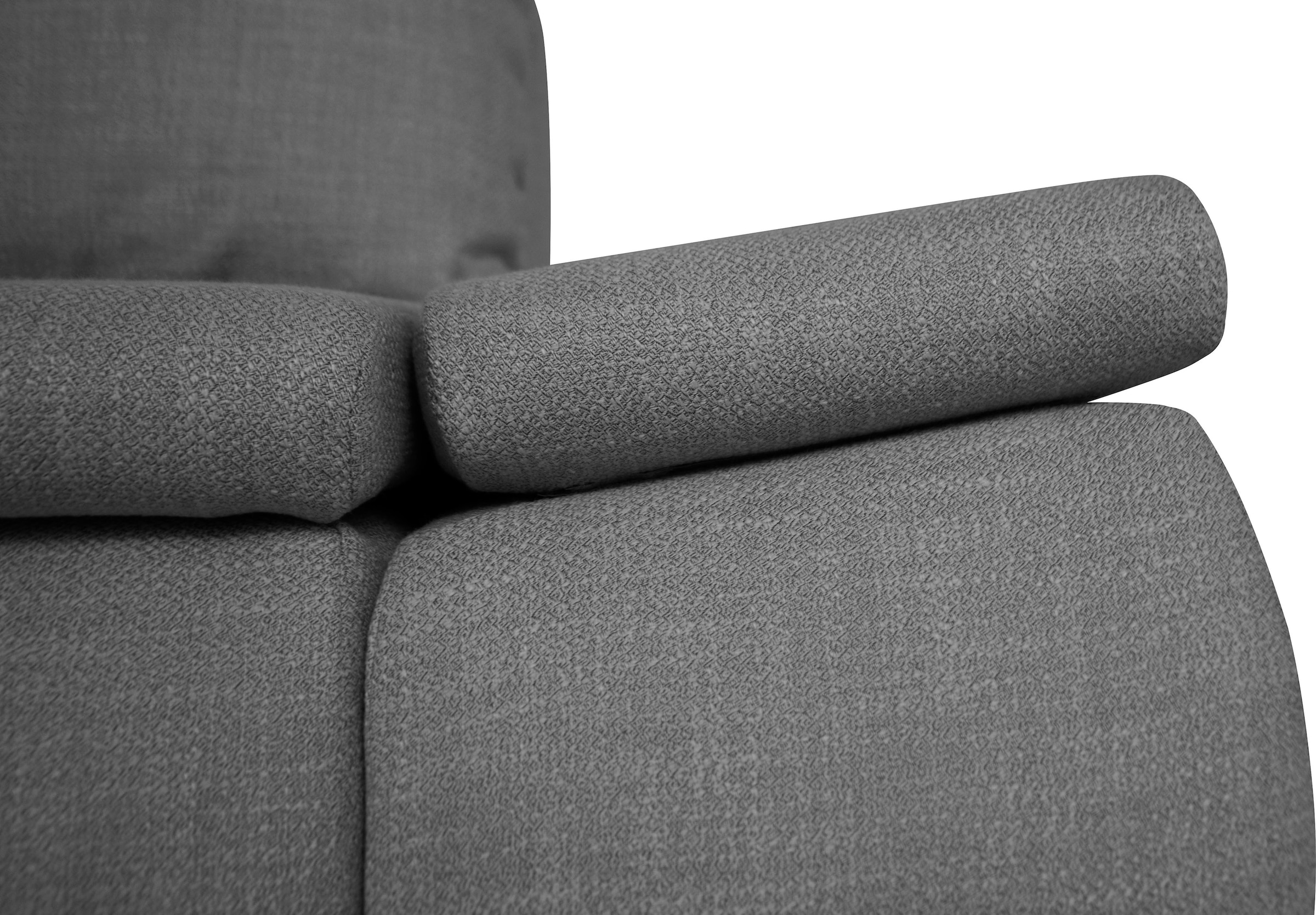 Home affaire Ecksofa »Acra L-Form«, mit Bettfunktion und Bettkasten, in Mattenoptik
