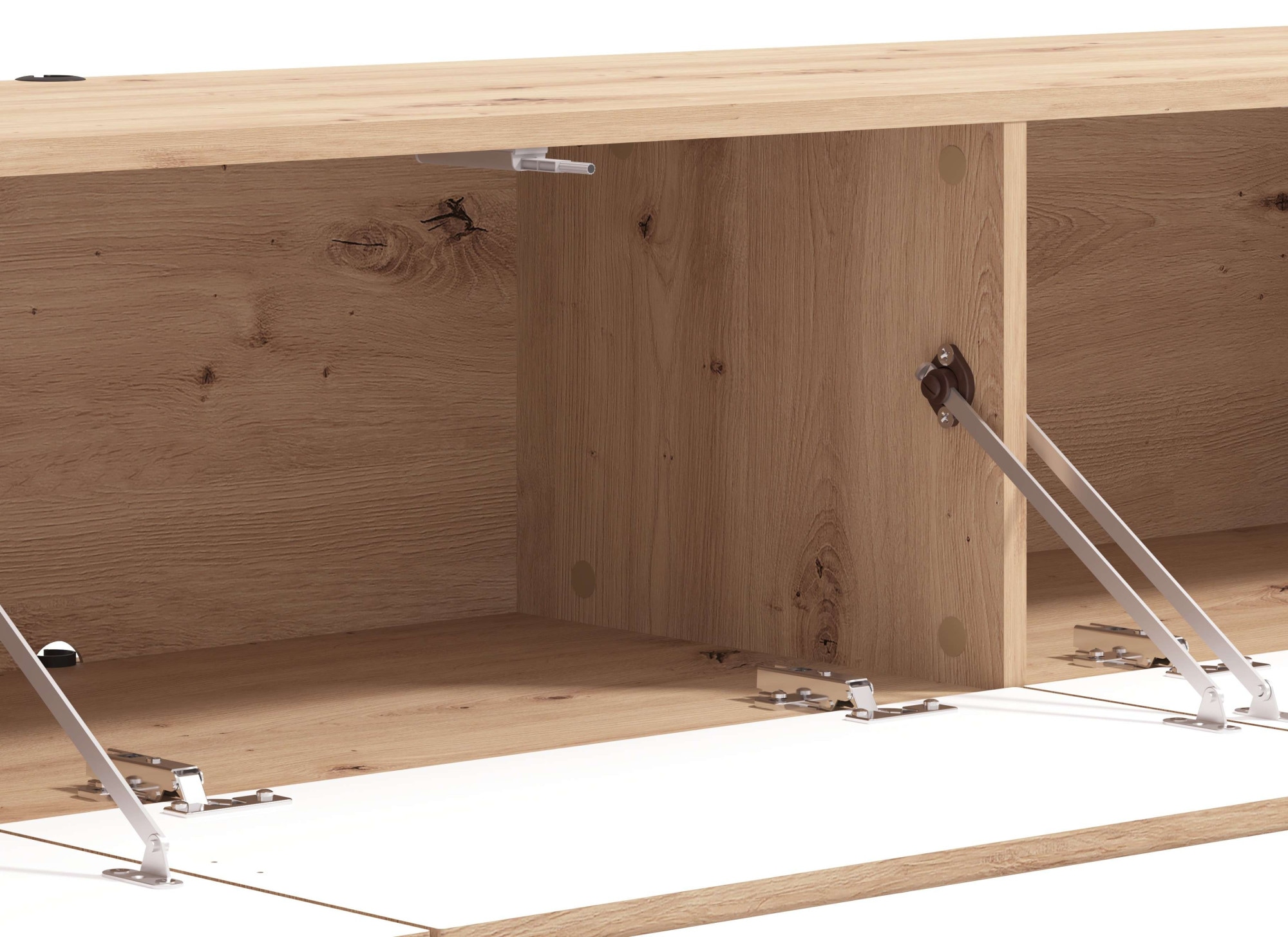 INOSIGN TV-Board »Royan, TV-Bank, TV-Schrank, Wandmontage«, in verschiedenen Breiten 128/154/192 cm, Push-to-Open, FSC®
