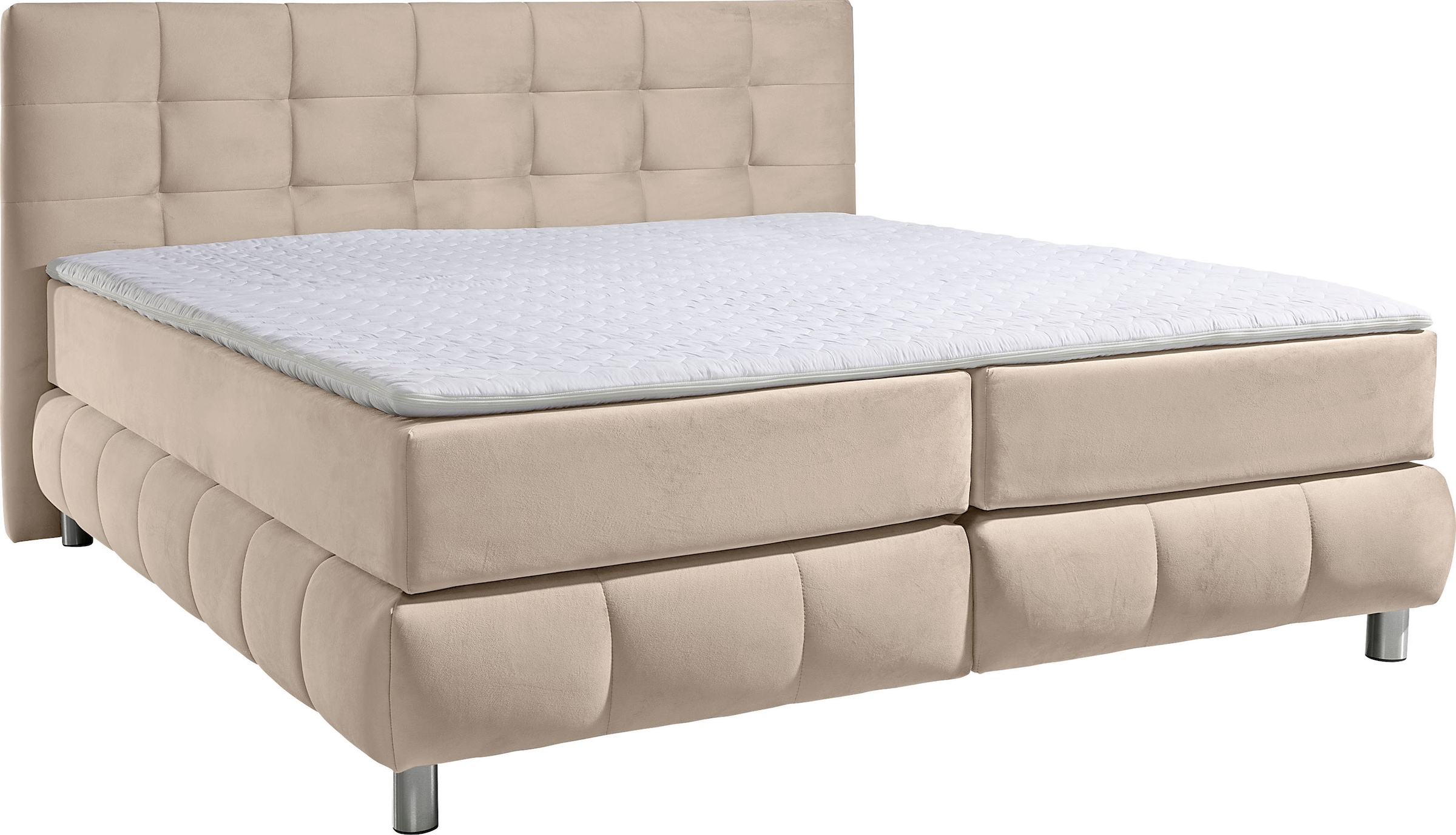 andas Boxspringbett »Salo«, incl. Topper, 6 Breiten, 2 Härtegrade, TFK auch in Härtegrad 4