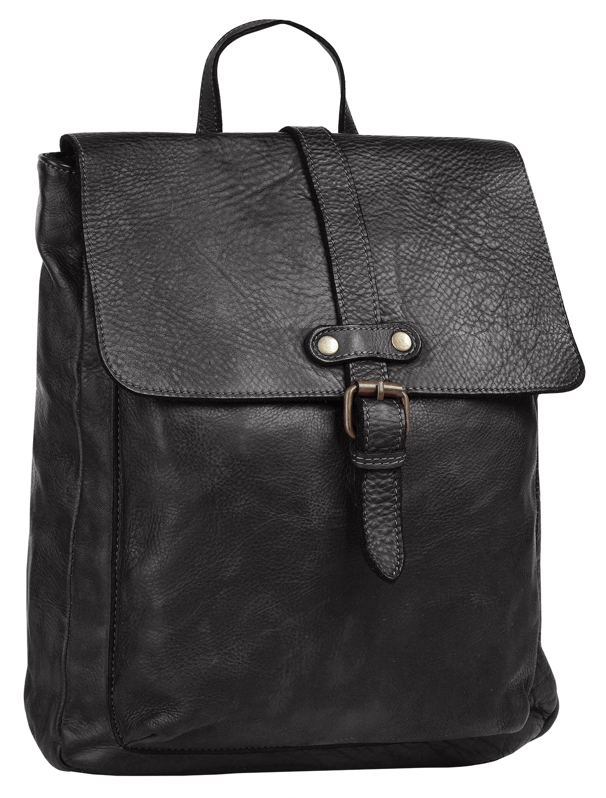 Samantha Look Cityrucksack, Echt Leder, Made in Italy