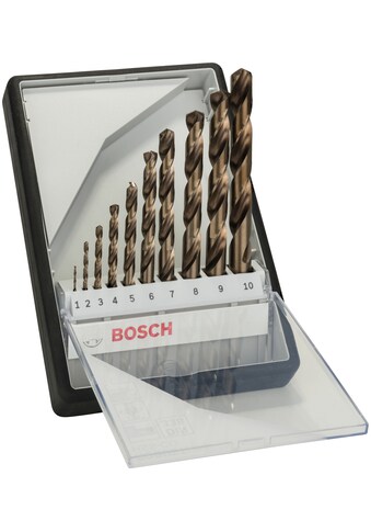 Bosch Professional Bohrersatz »Robust Line«, (10 tlg.), Metallbohrer-Set HSS-Co kaufen