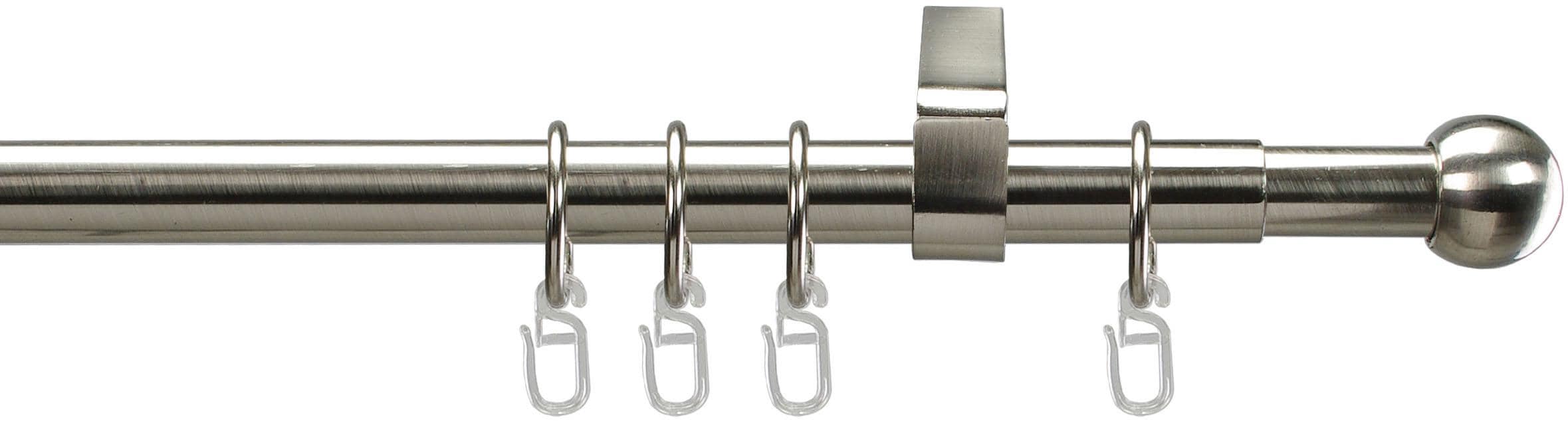 Liedeco Gardinenstange »ausziehbare Kugel« Ø 20 mm 1 läufig-läufig ausziehb günstig online kaufen