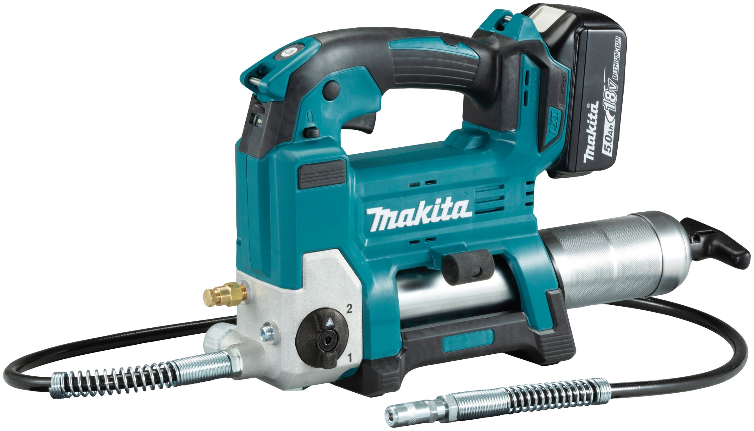 Makita Akku-Kartuschenpistole »Fettpresse DGP180RT«, (Set), inkl. Zylinder, Akku und Ladegerät