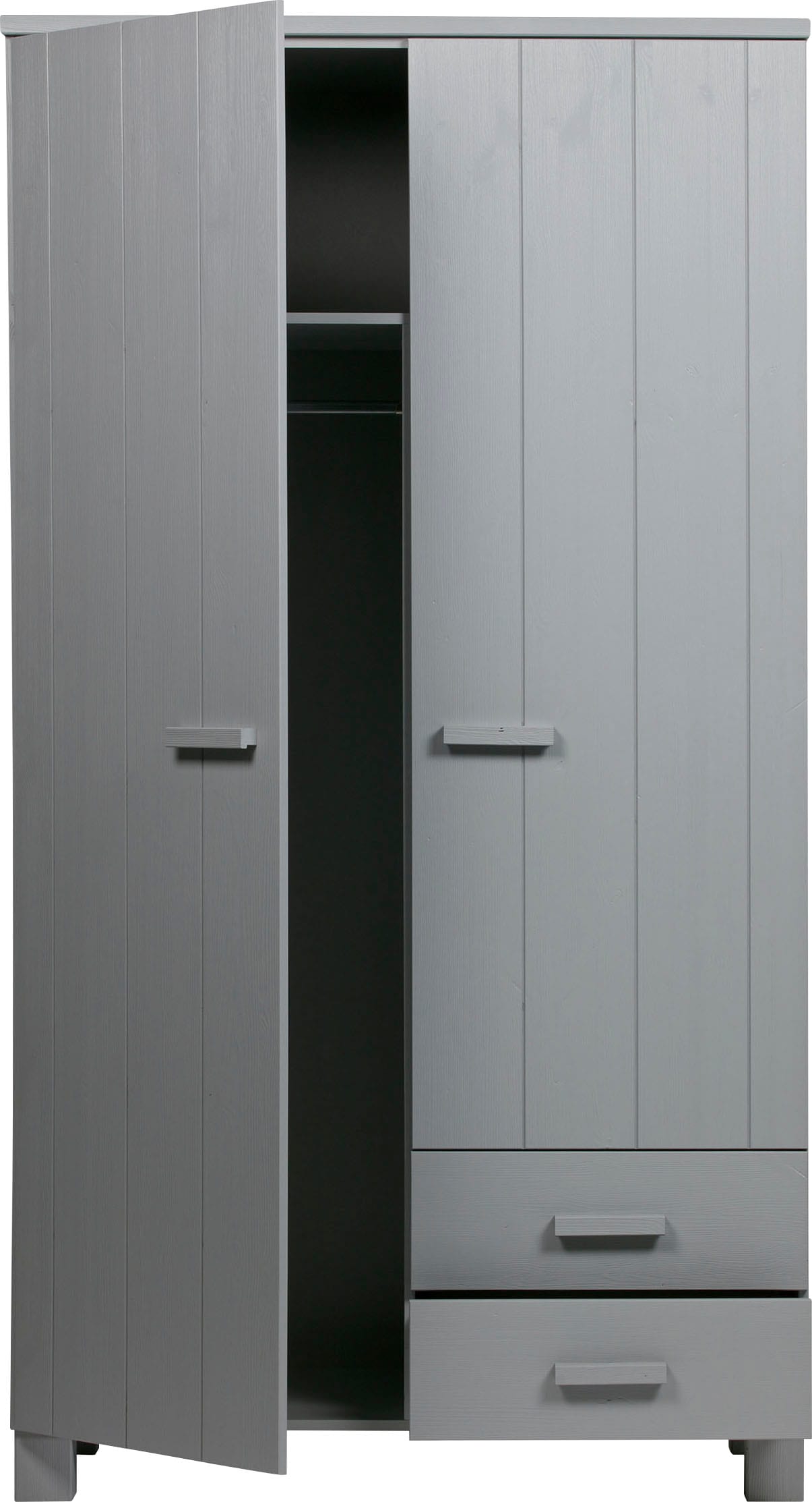 WOOOD Garderobenschrank »Dennis«, mit Kleiderstange, viel Stauraum, B 111 cm x H 202 cm