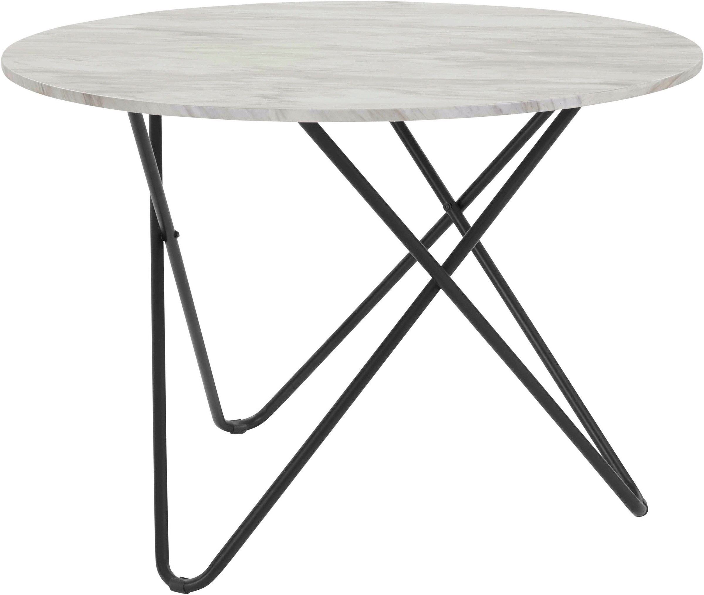 INOSIGN Essgruppe »JonasMara« Set, 5 Stk. tlg. runder Tisch in Marmoroptik günstig online kaufen